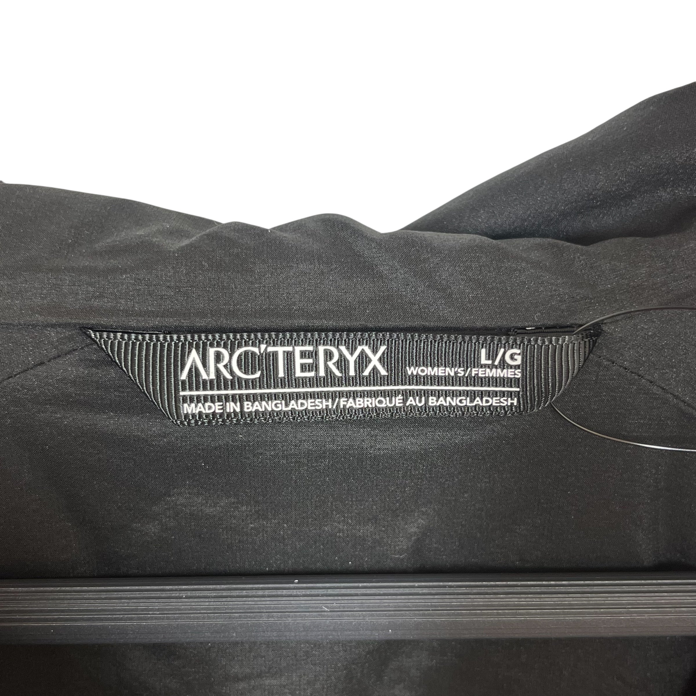 ARC'TERYX/Windbreaker/L/Polyester/BLK/WOMEN'S ATOM HOODIE view 3