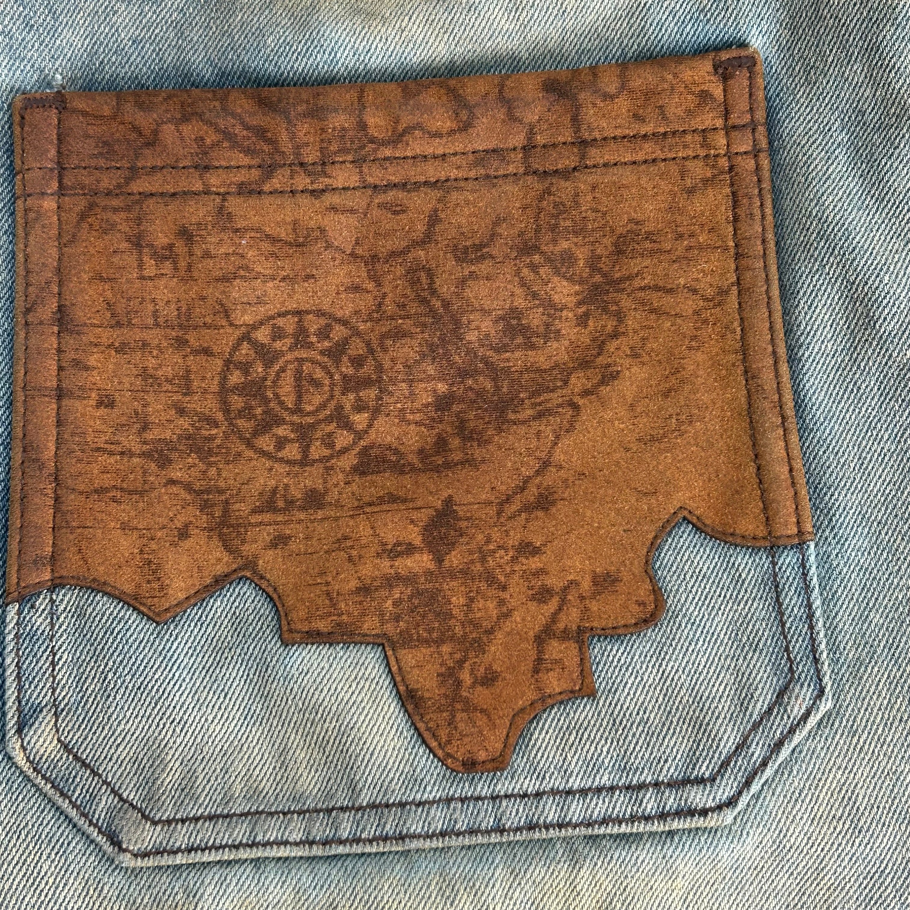 Birth Of Royal Child/Skinny Pants/XL/Denim/BLU/DISTRESSED/FADED view 6