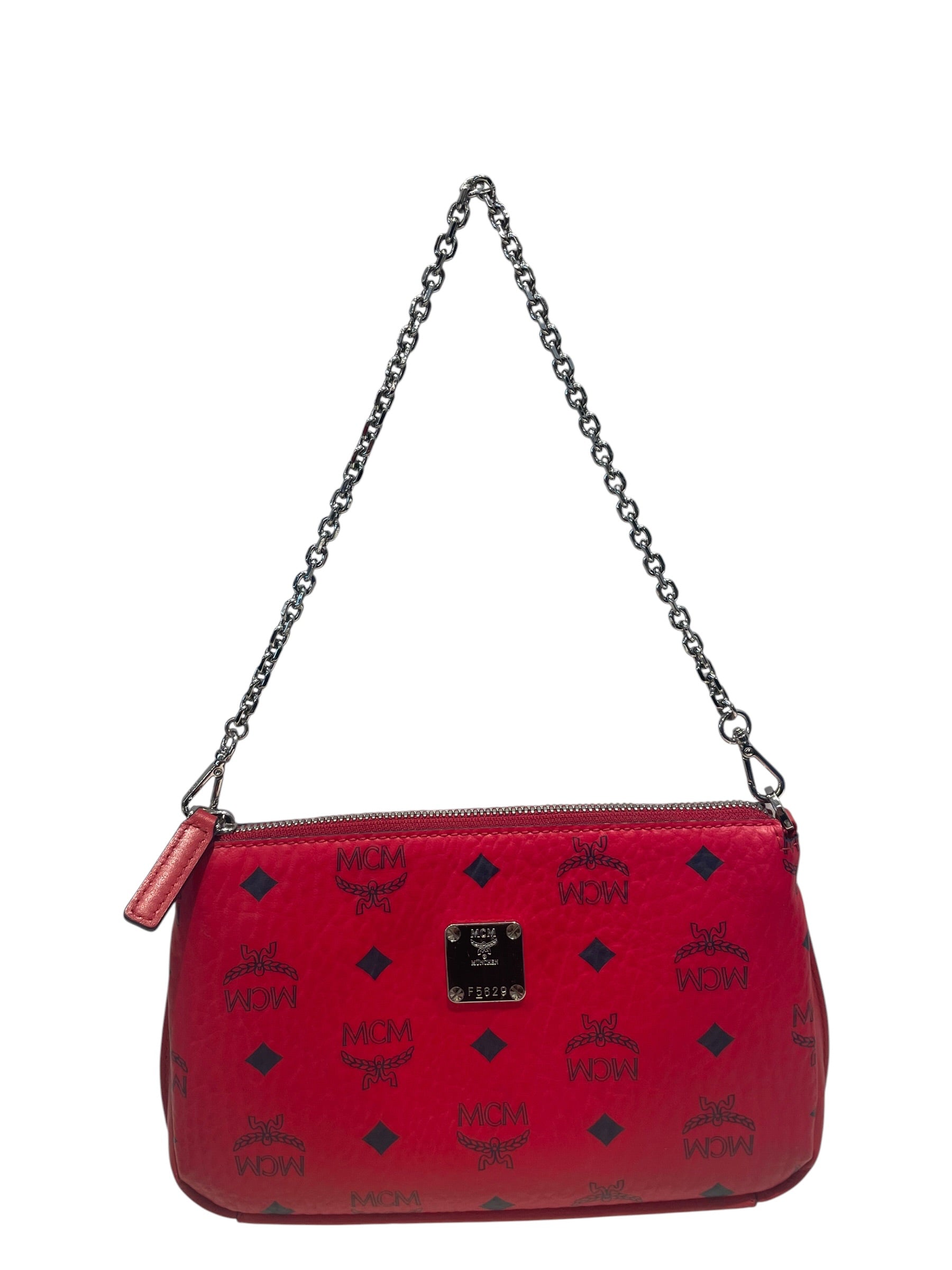 MCM/Bag/All Over Print/RED/Canvas Visetos Monogram view 1