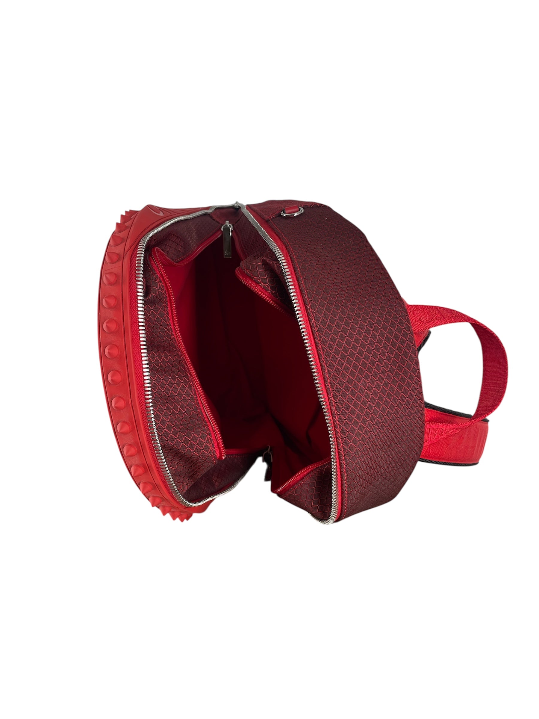 Christian Louboutin/Backpack/Nylon/RED/BACKPARIS SPIKED BACKPACK view 5