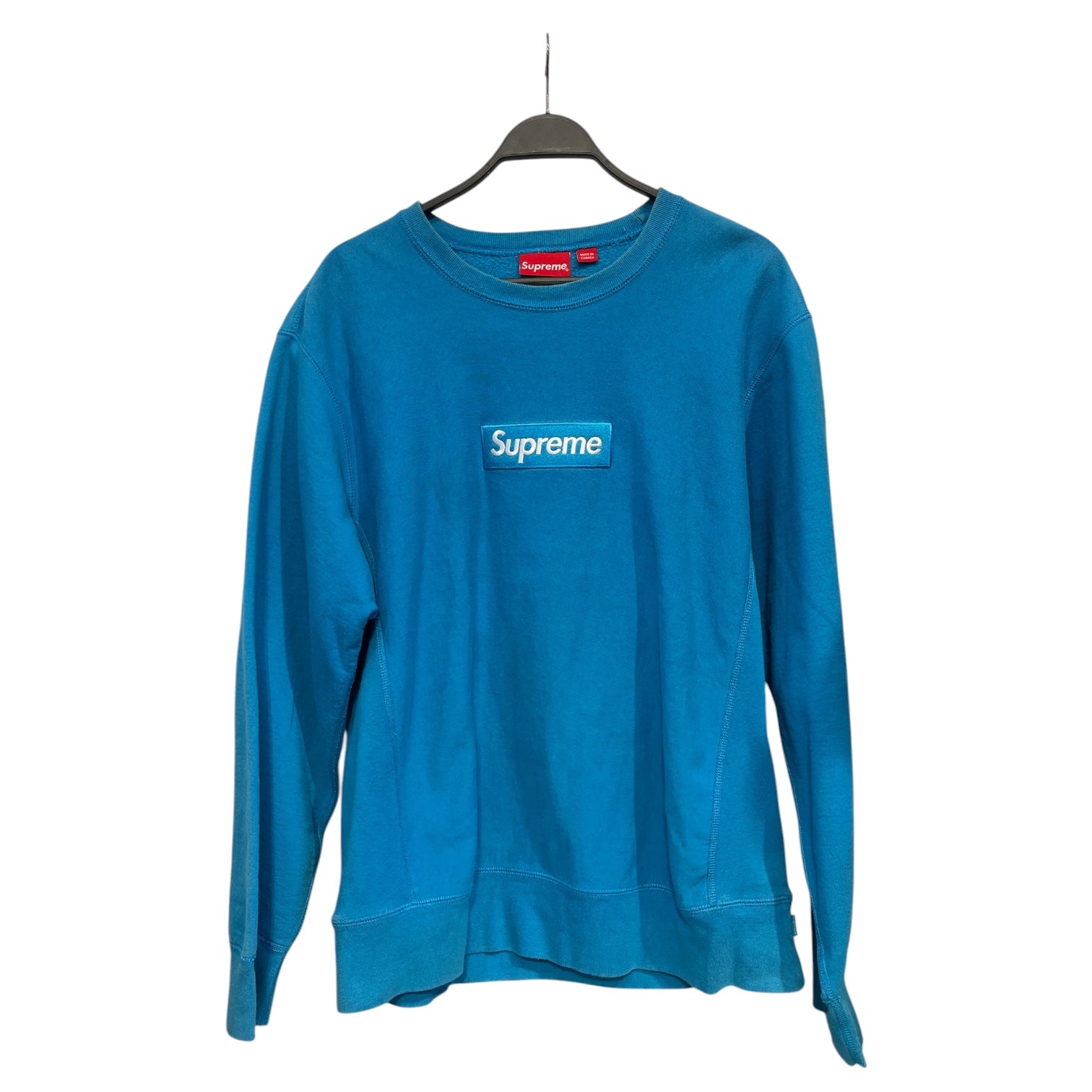Supreme/Sweatshirt/L/Cotton/BLU/2018 ROYAL BLUE BOX LOGO view 1