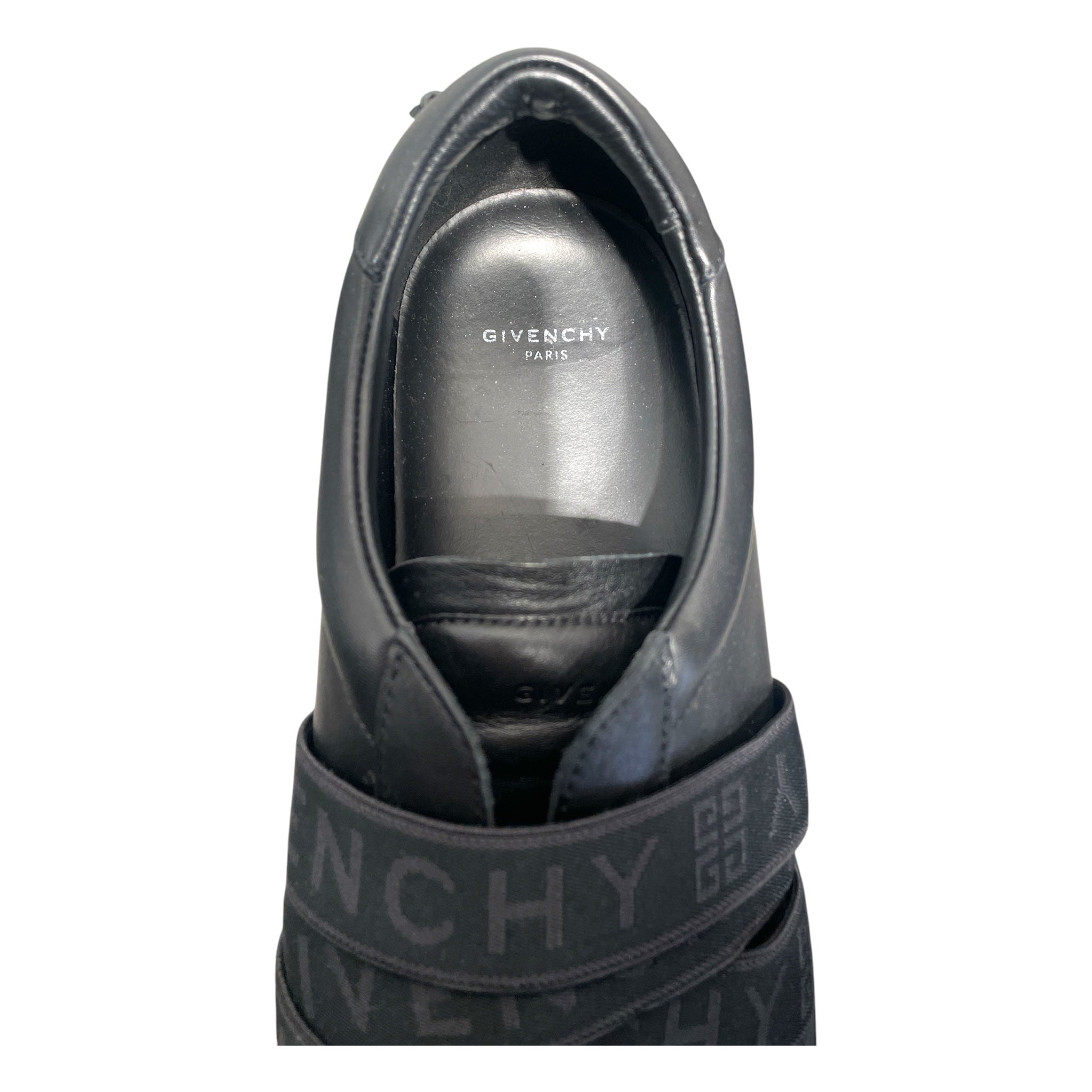 GIVENCHY/Low-Sneakers/EU 43/Leather/BLK/Urban Street Wrap Around Logo view 3