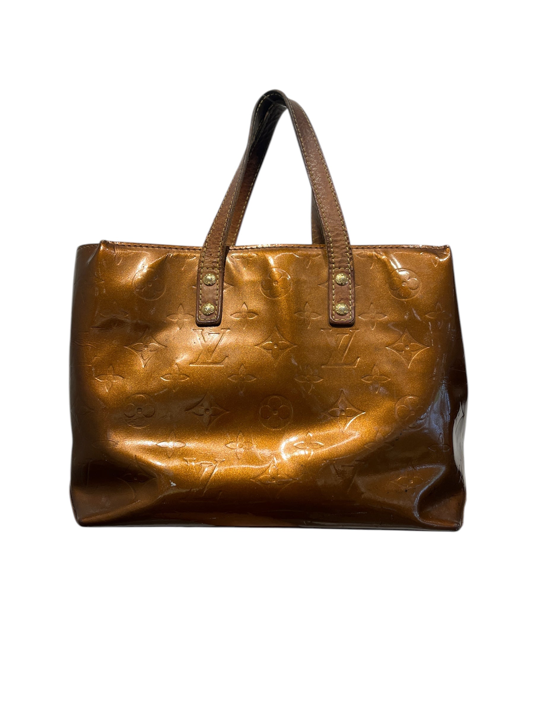 LOUIS VUITTON/Hand Bag/Monogram/Leather/BRW/TH1002/VERNIS MINI view 2