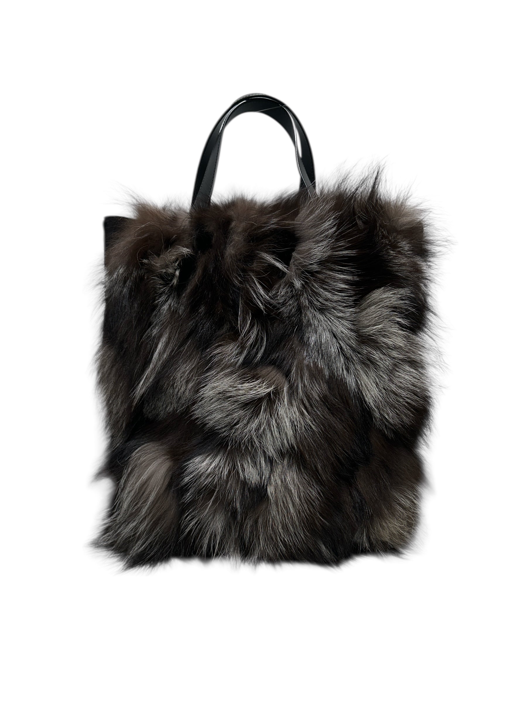 MICHAEL KORS/Tote Bag/Fur/BRW/dark brown fur view 2