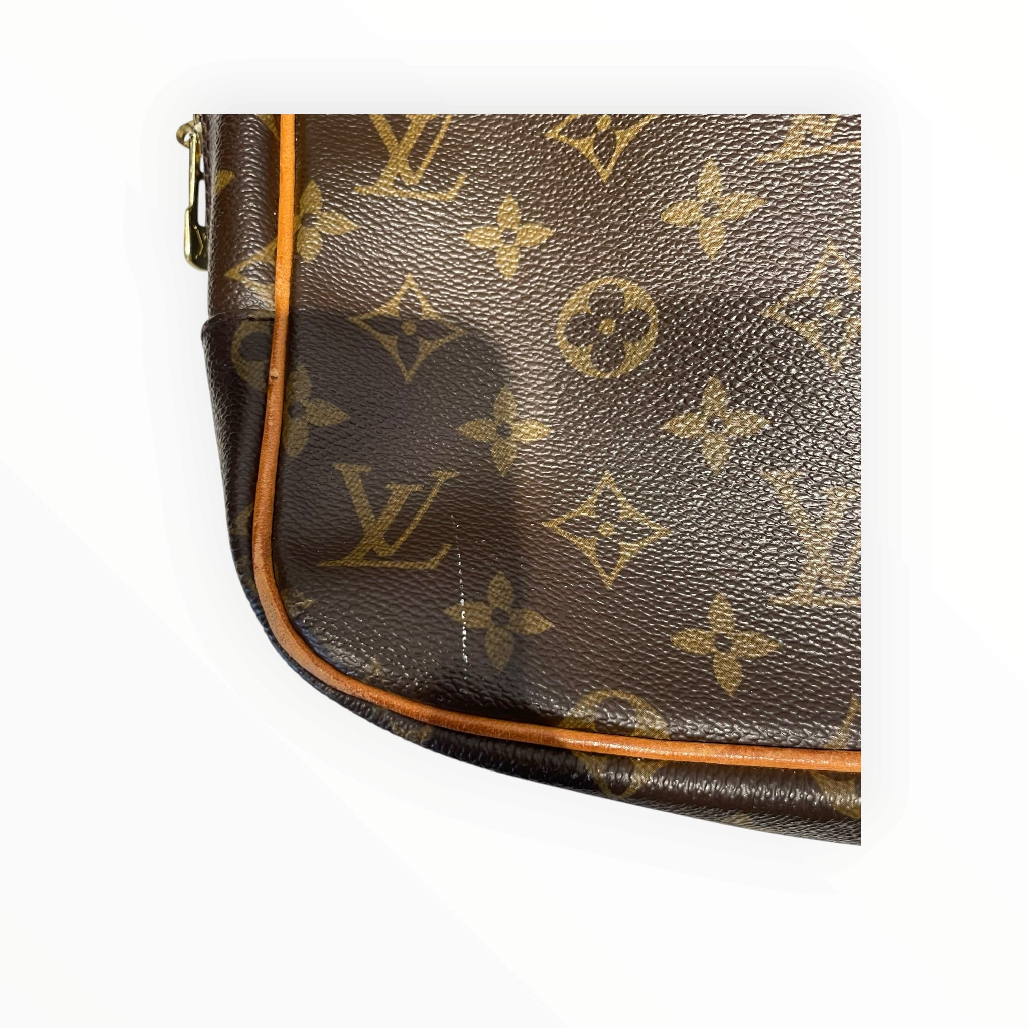 LOUIS VUITTON/Bag/Leather/BRW/Mono Porte-Doc Pegase view 8