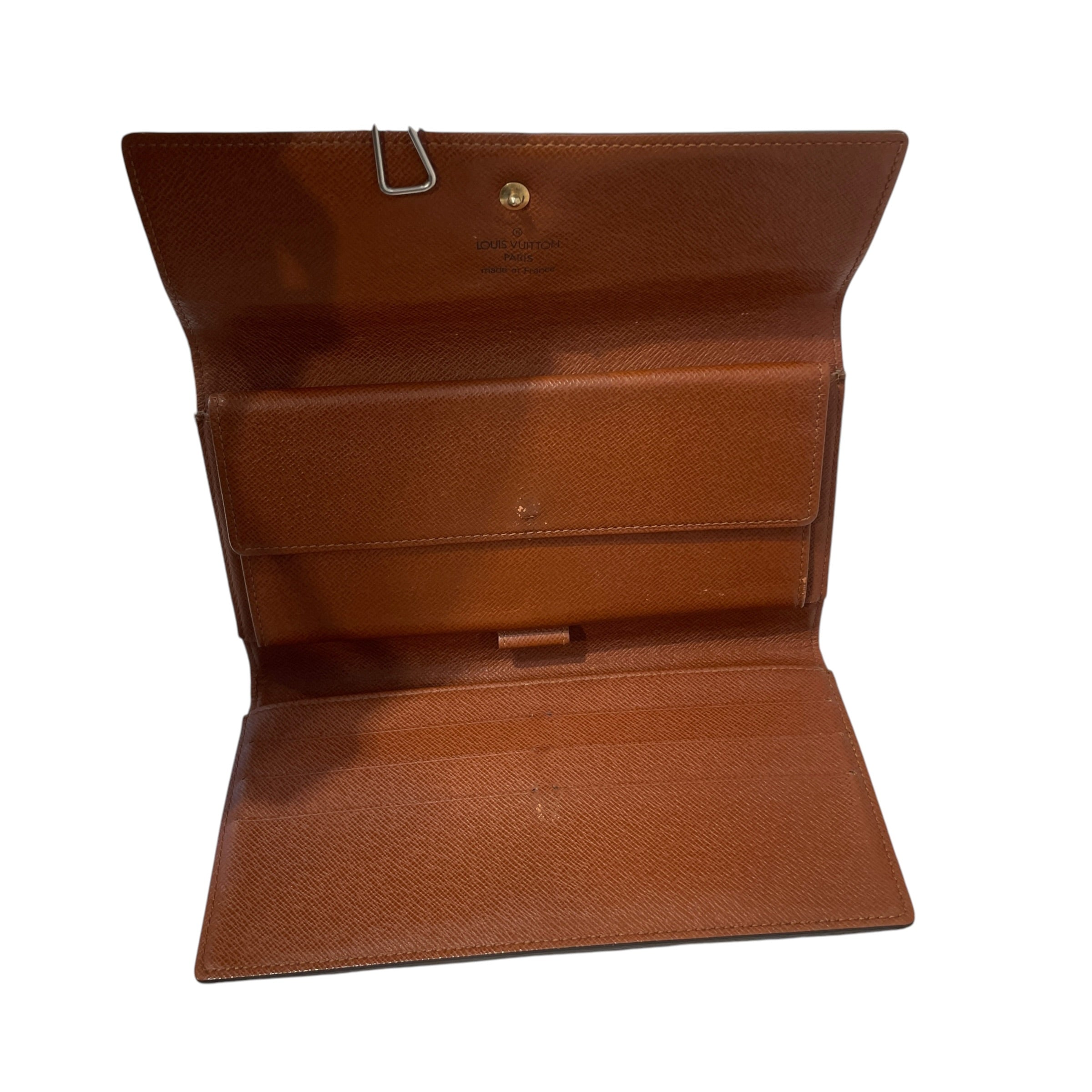 LOUIS VUITTON/Wallet/Monogram/Leather/BRW/L's/Sarah Wallet view 3