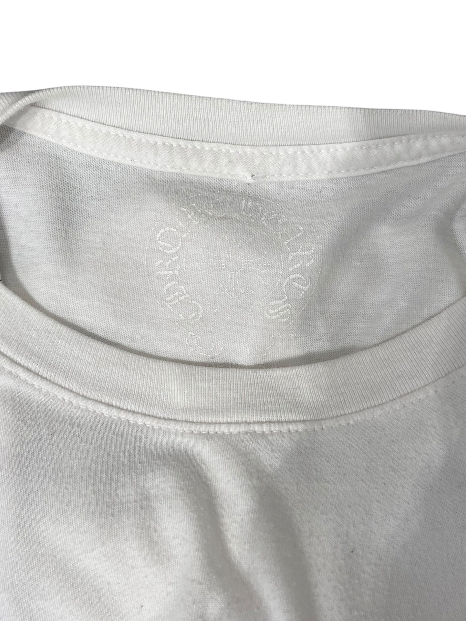 CHROME HEARTS/T-Shirt/M/Cotton/WHT/BACK LOGO TEE view 3