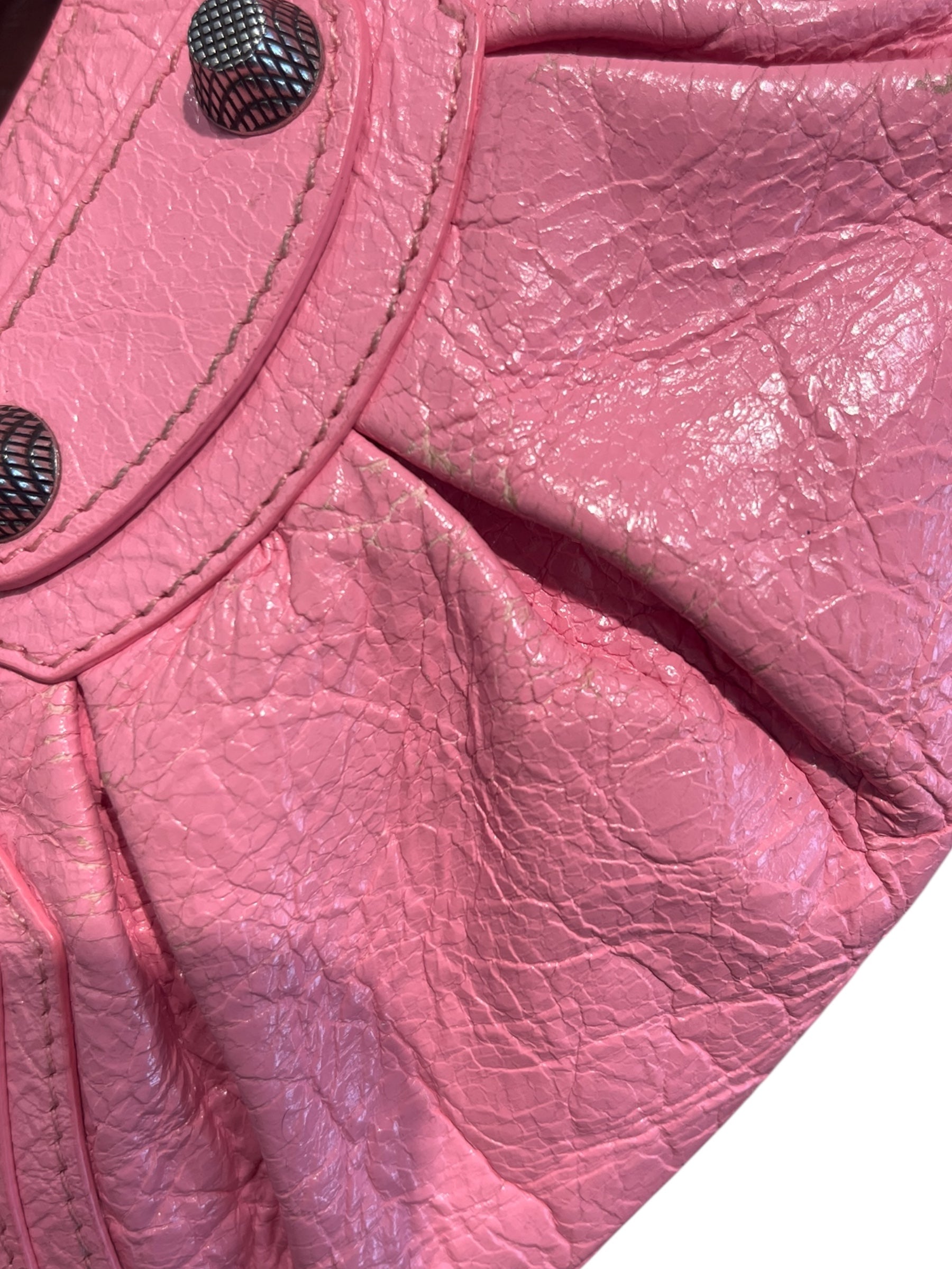 BALENCIAGA/Bag/Leather/PNK/LA CAGOLE SHOULER BAG view 7