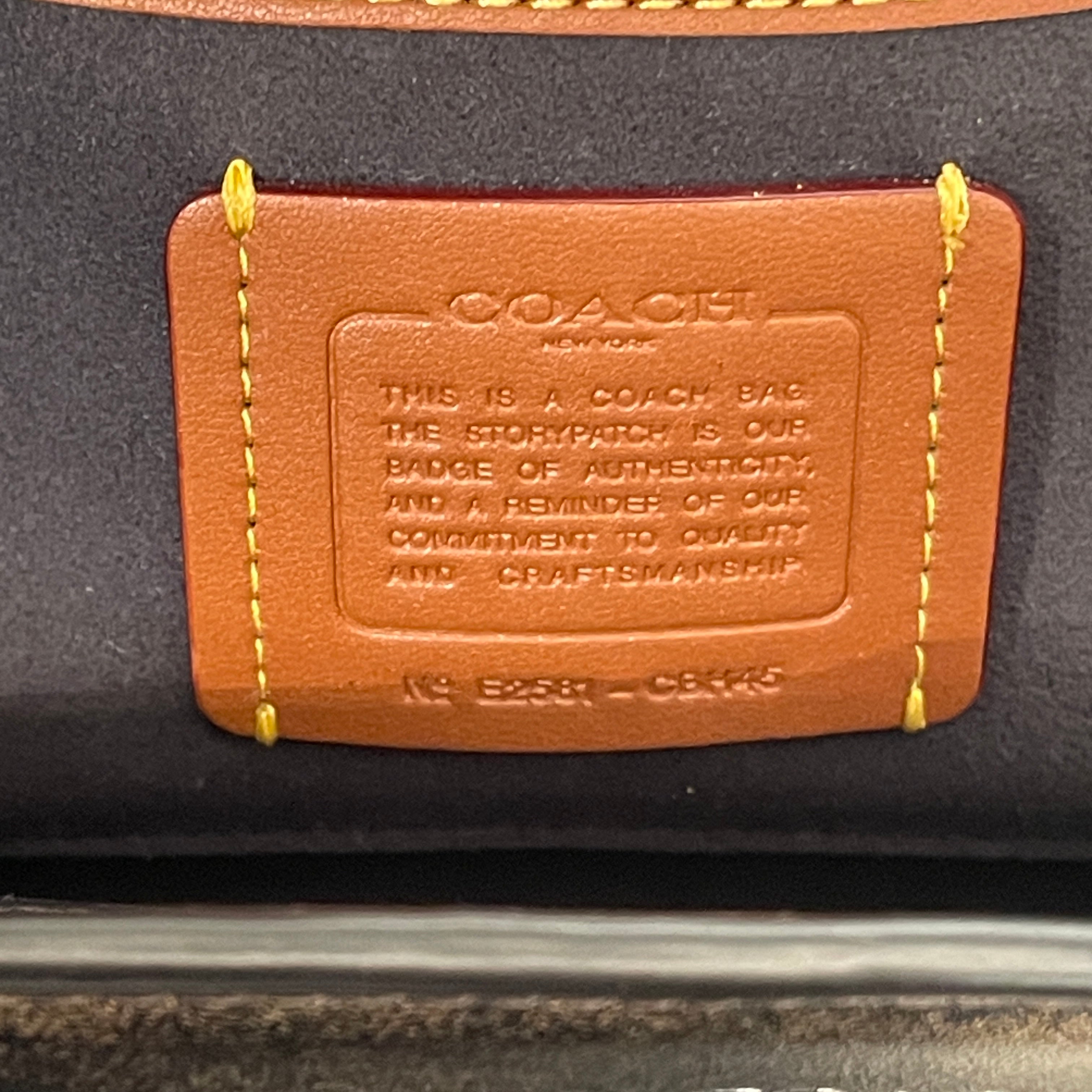 COACH/Bag/Leather/BLK/EMPIRE 34 LOVED IN LEATHER view 3