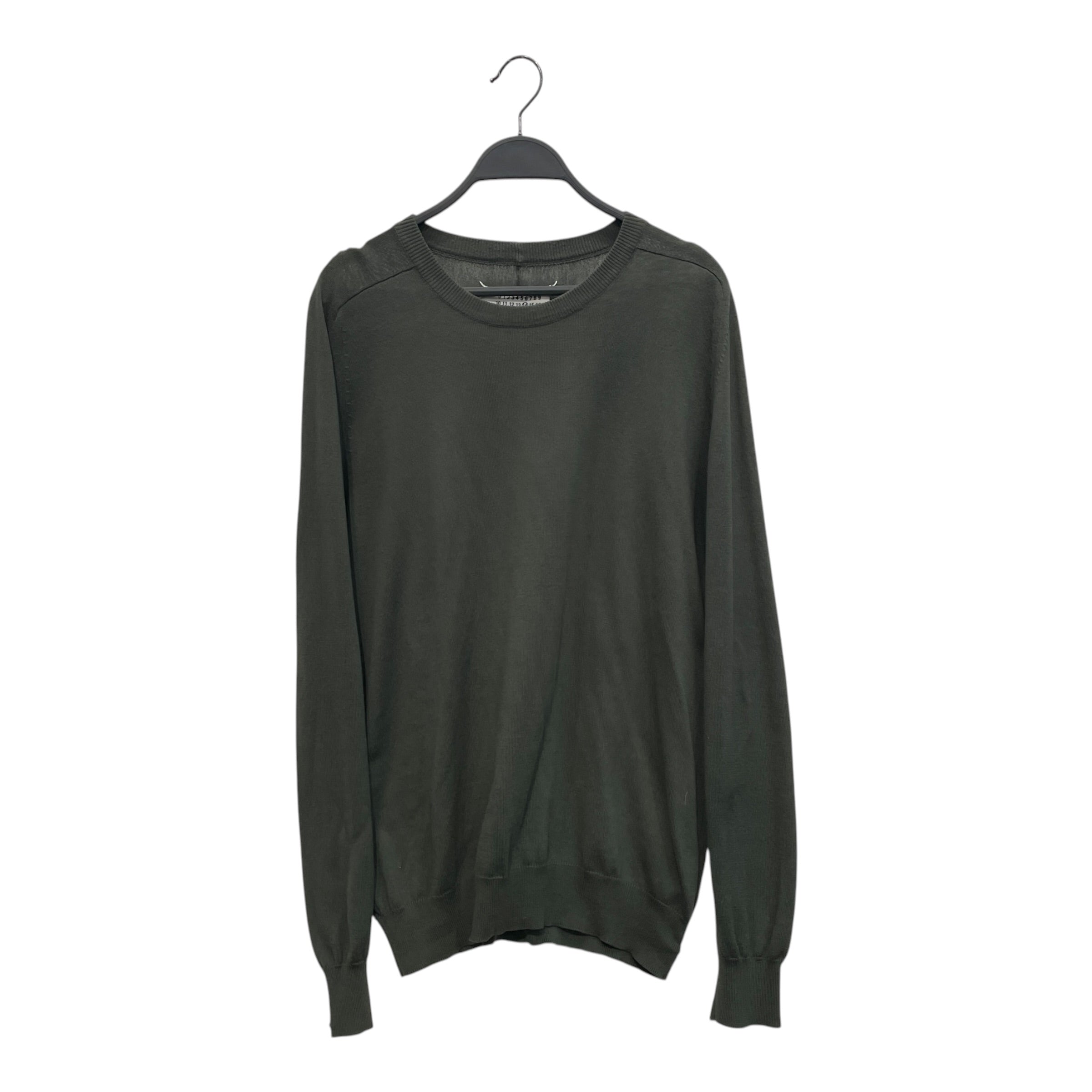 Maison Margiela/LS T-Shirt/M/Cotton/GRN/BOWN ELBOW PAD LS T view 1