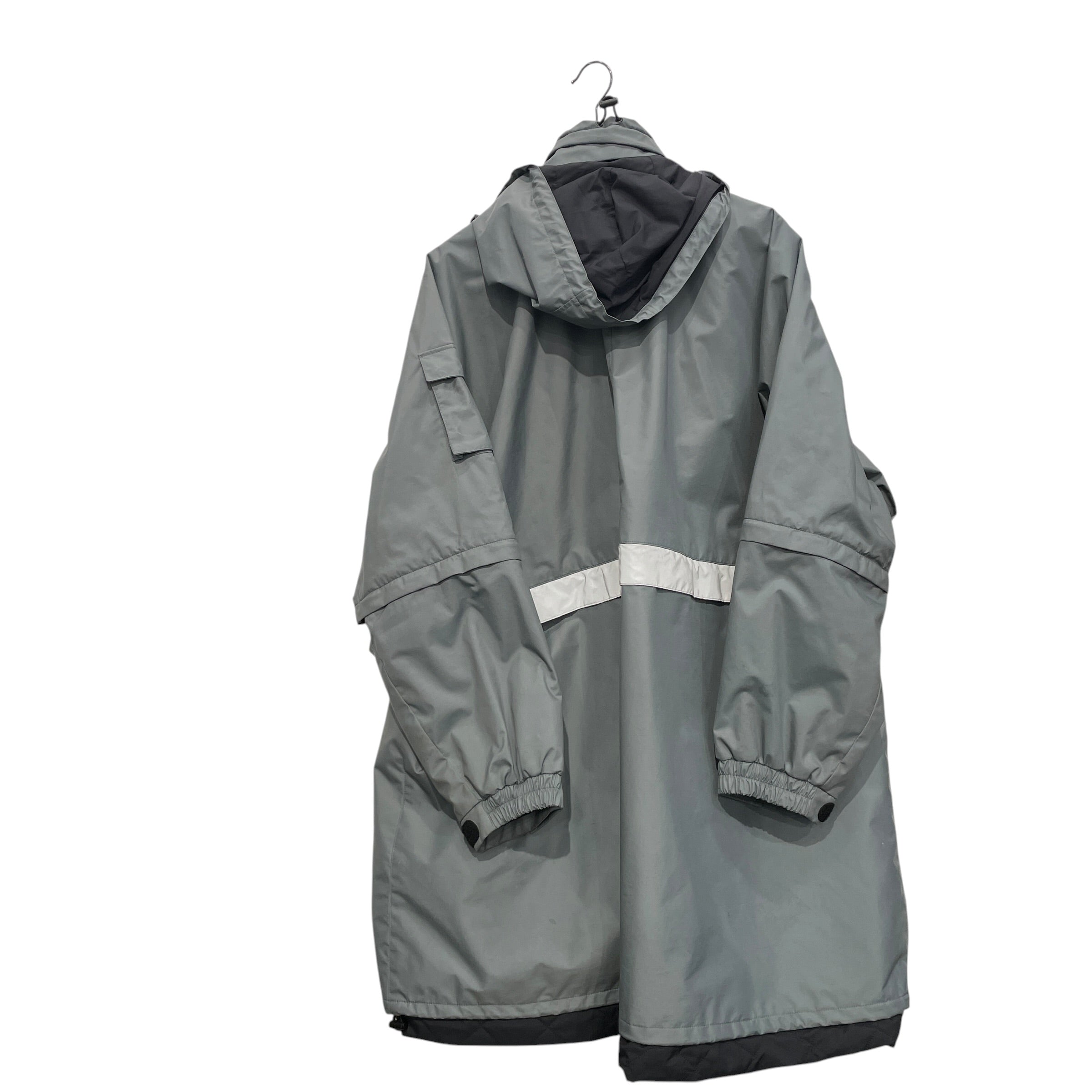 BALENCIAGA/Jacket/44/Polyester/GRY/REFLECTIVE PARKA view 2