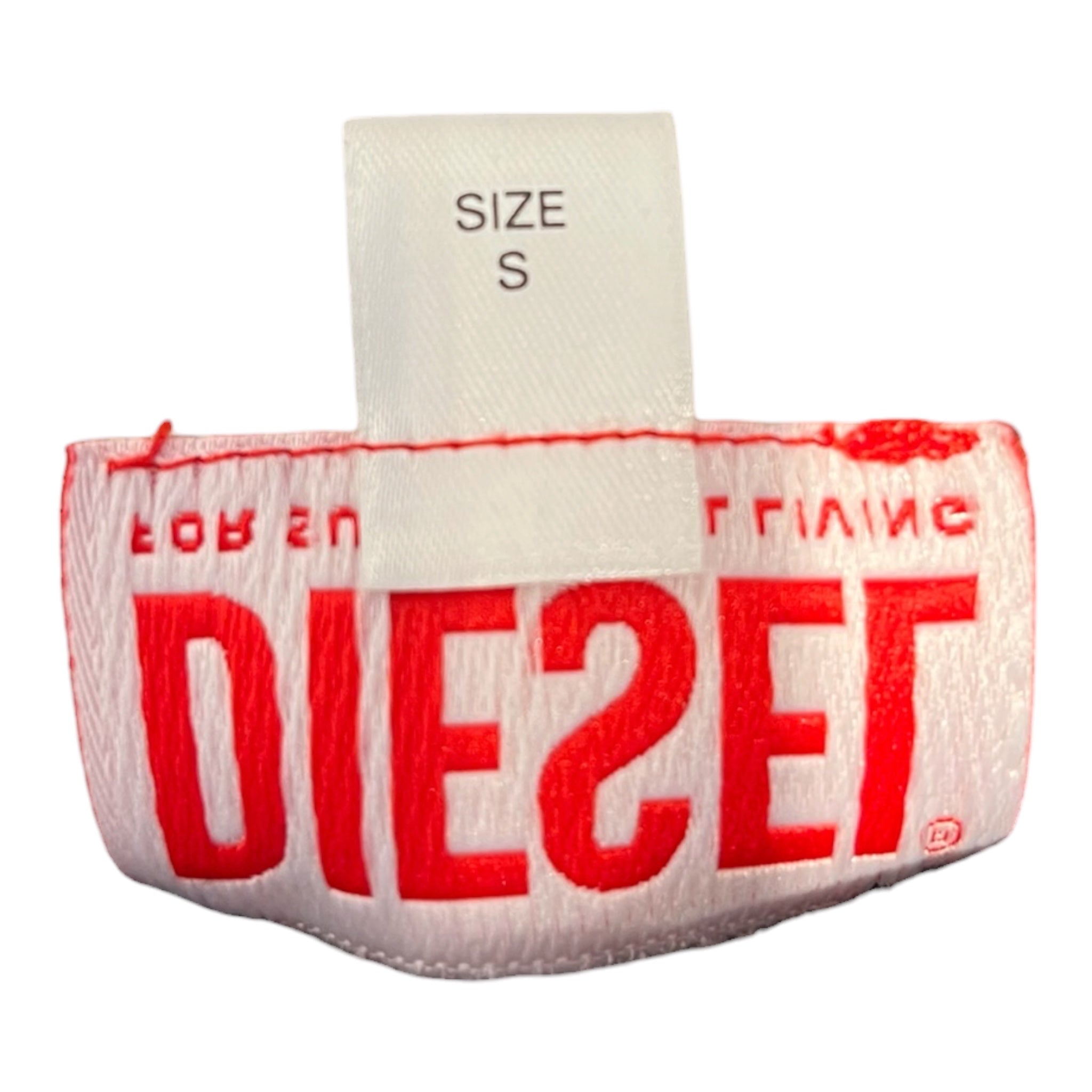 DIESEL/T-Shirt/S/Cotton/BLK/D LOGO CENTER WHOLE view 4