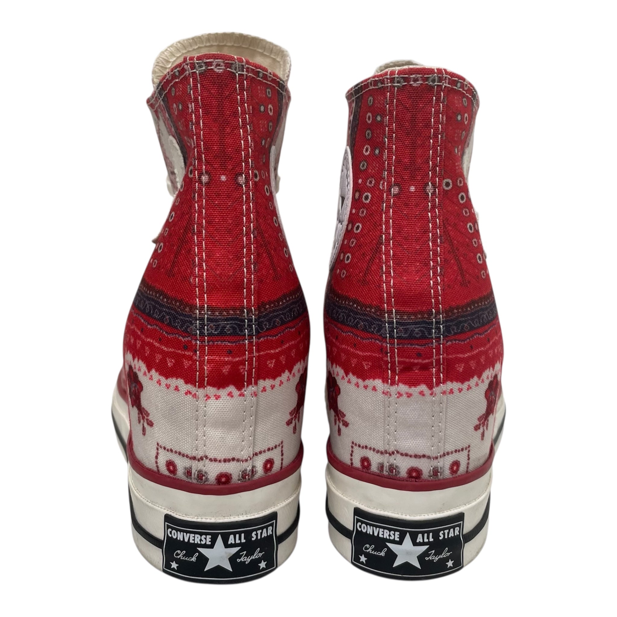 ISABEL MARANT/CONVERSE/Shoes/US 8/All Over Print/RED/BANDANA PRINT view 4