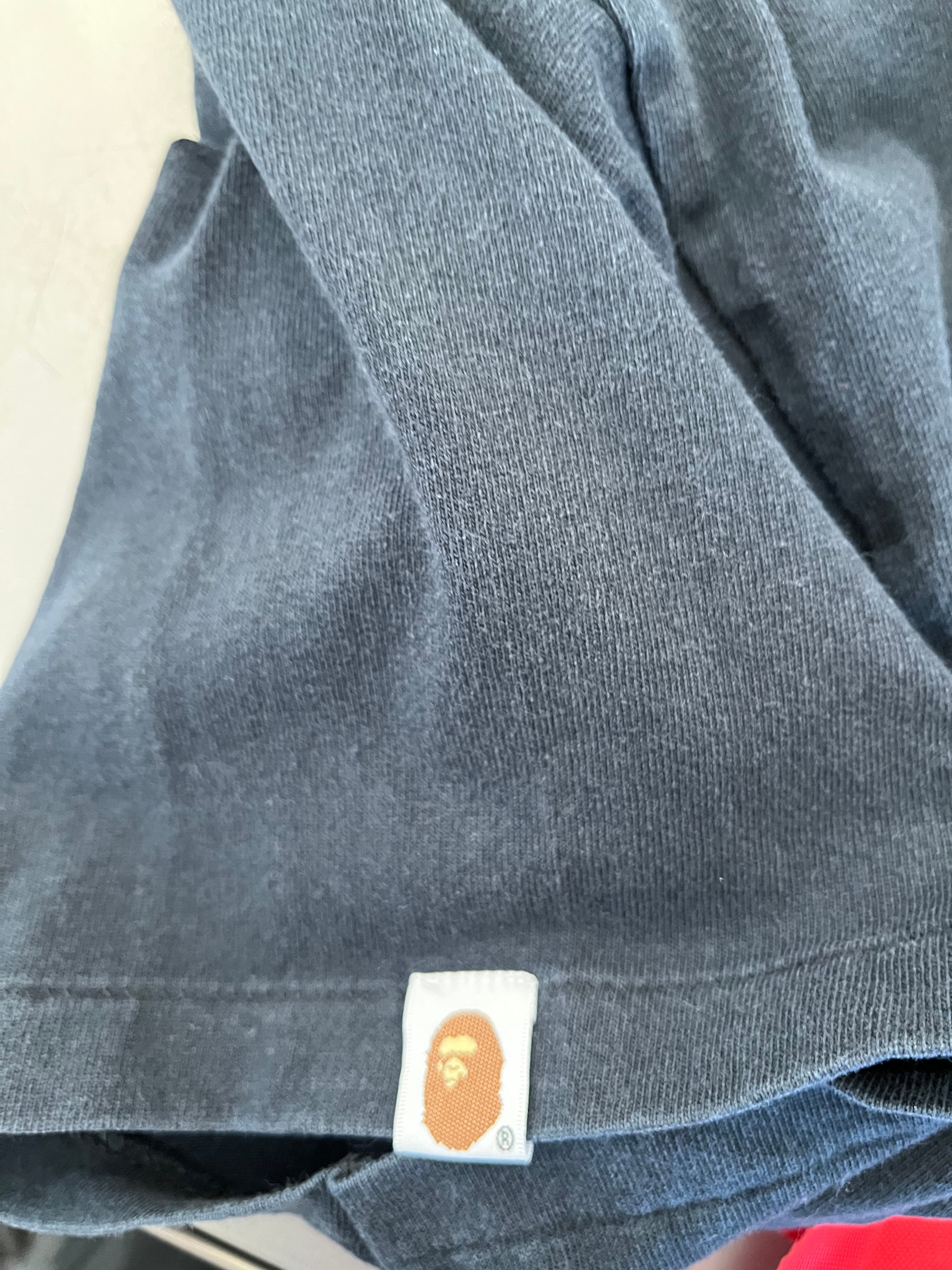 A BATHING APE/T-Shirt/M/Cotton/BLK/MARBLE LIQIUD CAMO BAPE view 5