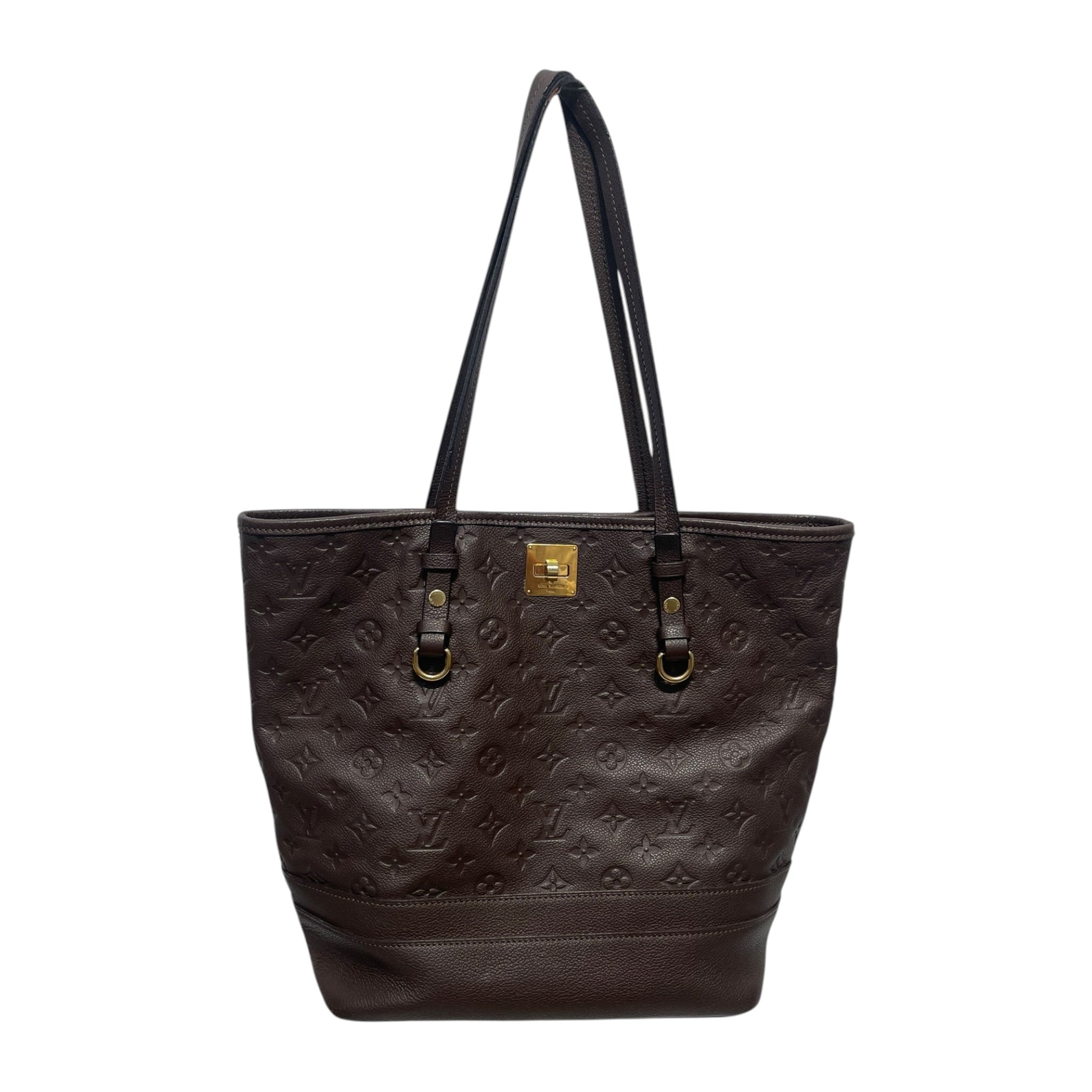 LOUIS VUITTON/Tote Bag/Monogram/Leather/BRW/CITADINE view 1