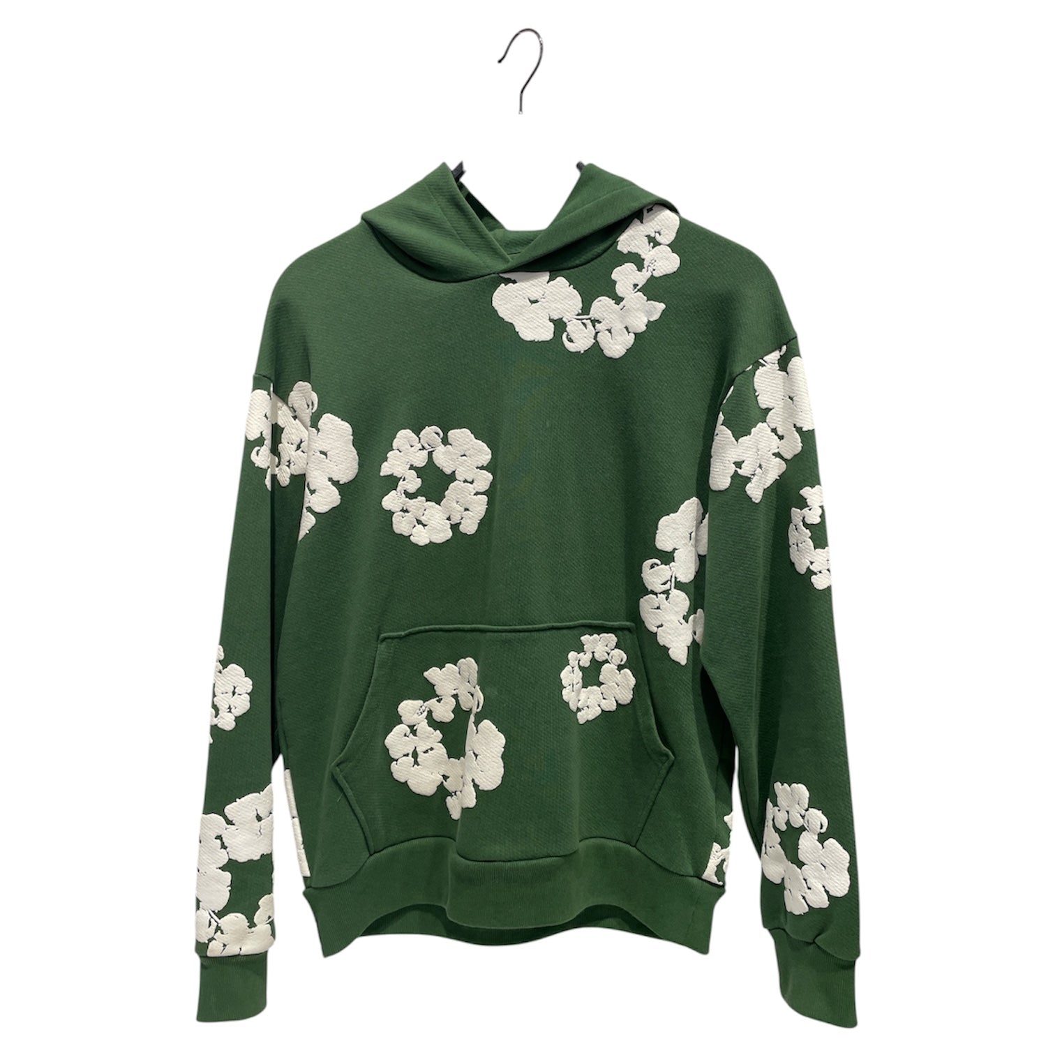 DENIM TEARS/Hoodie/S/Cotton/GRN/Pullover/COTTON view 1