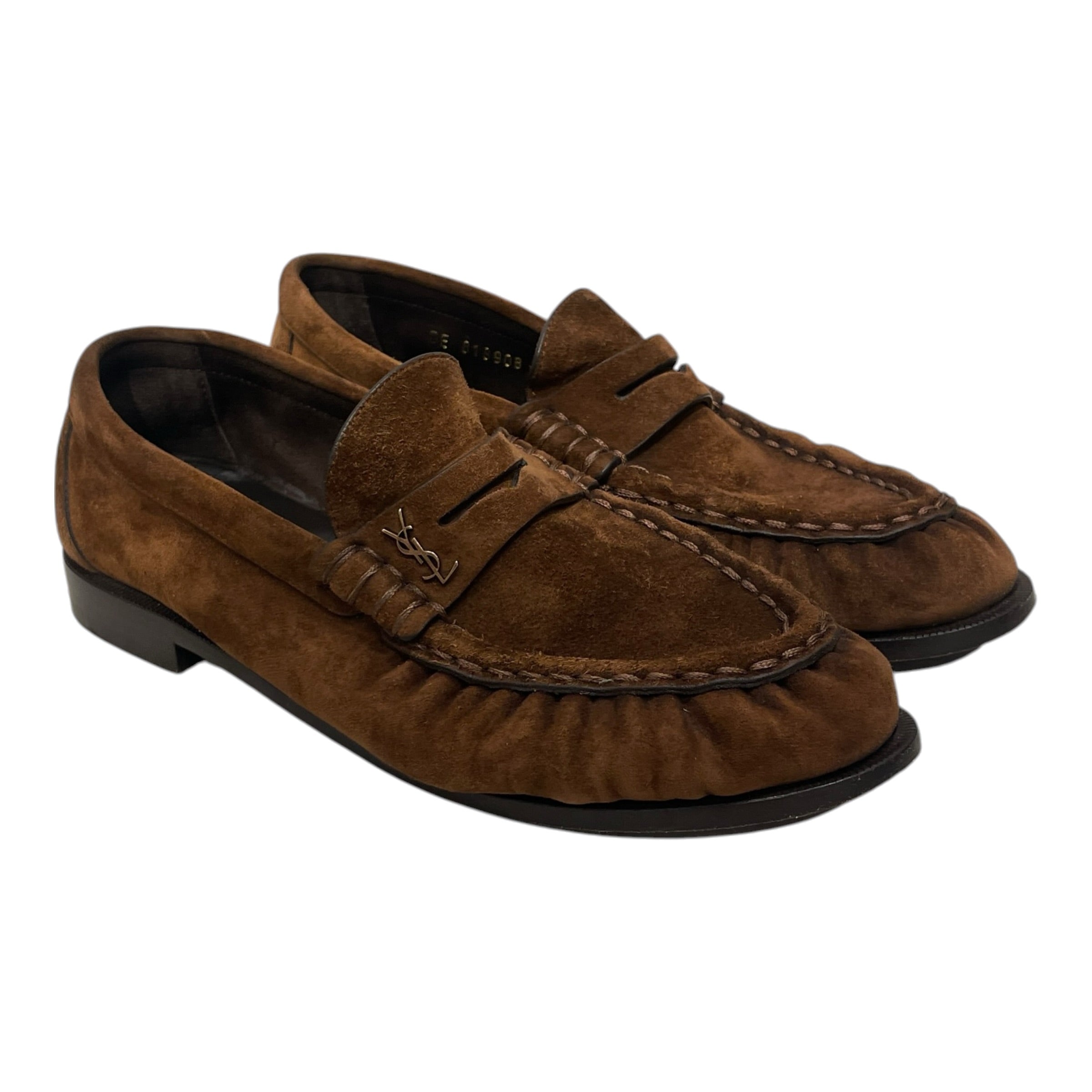 YVES SAINT LAURENT/Loafers/US 6.5/Suede/BRW/ view 1