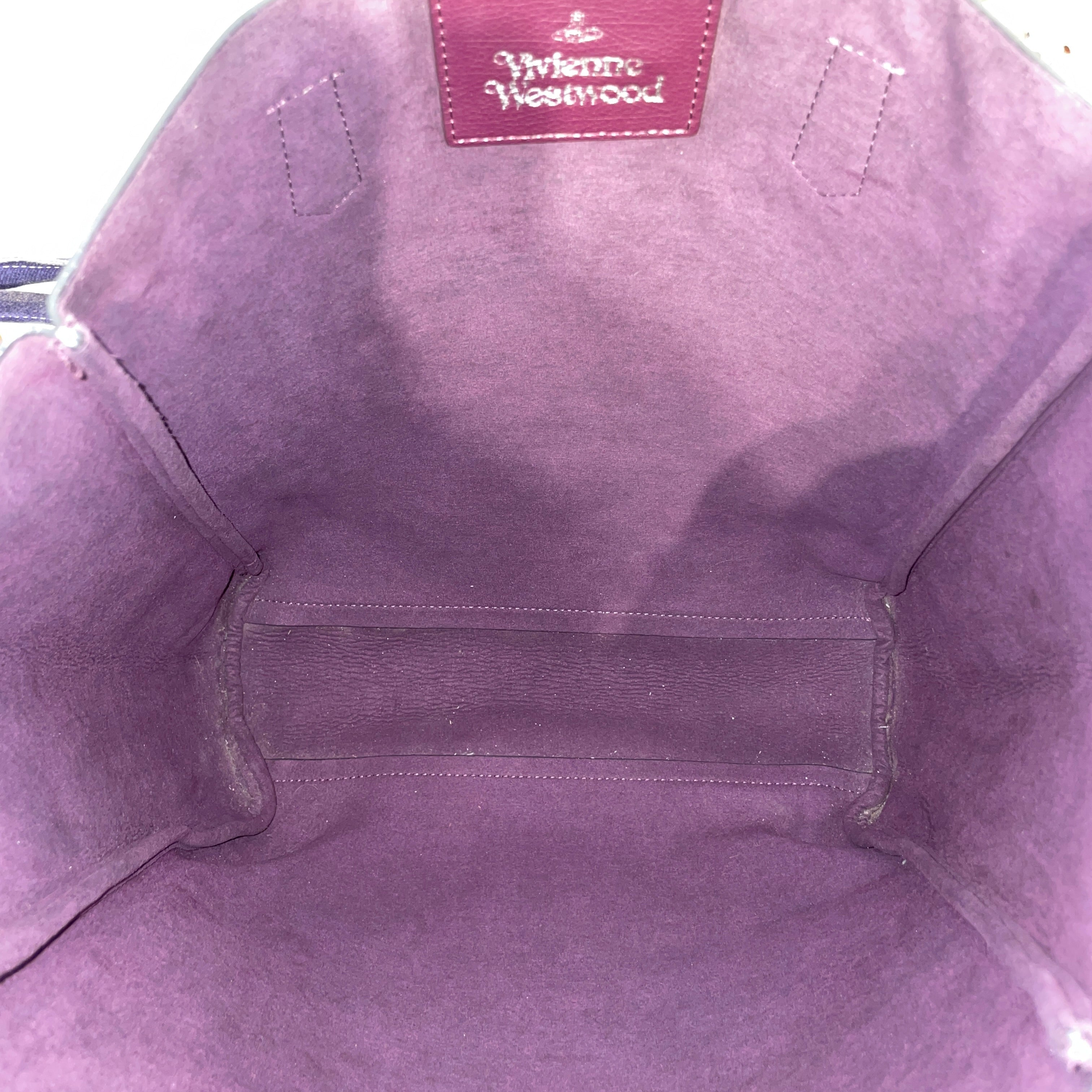 Vivienne Westwood/Tote Bag/Leather/GRY/ORB TOTE view 4