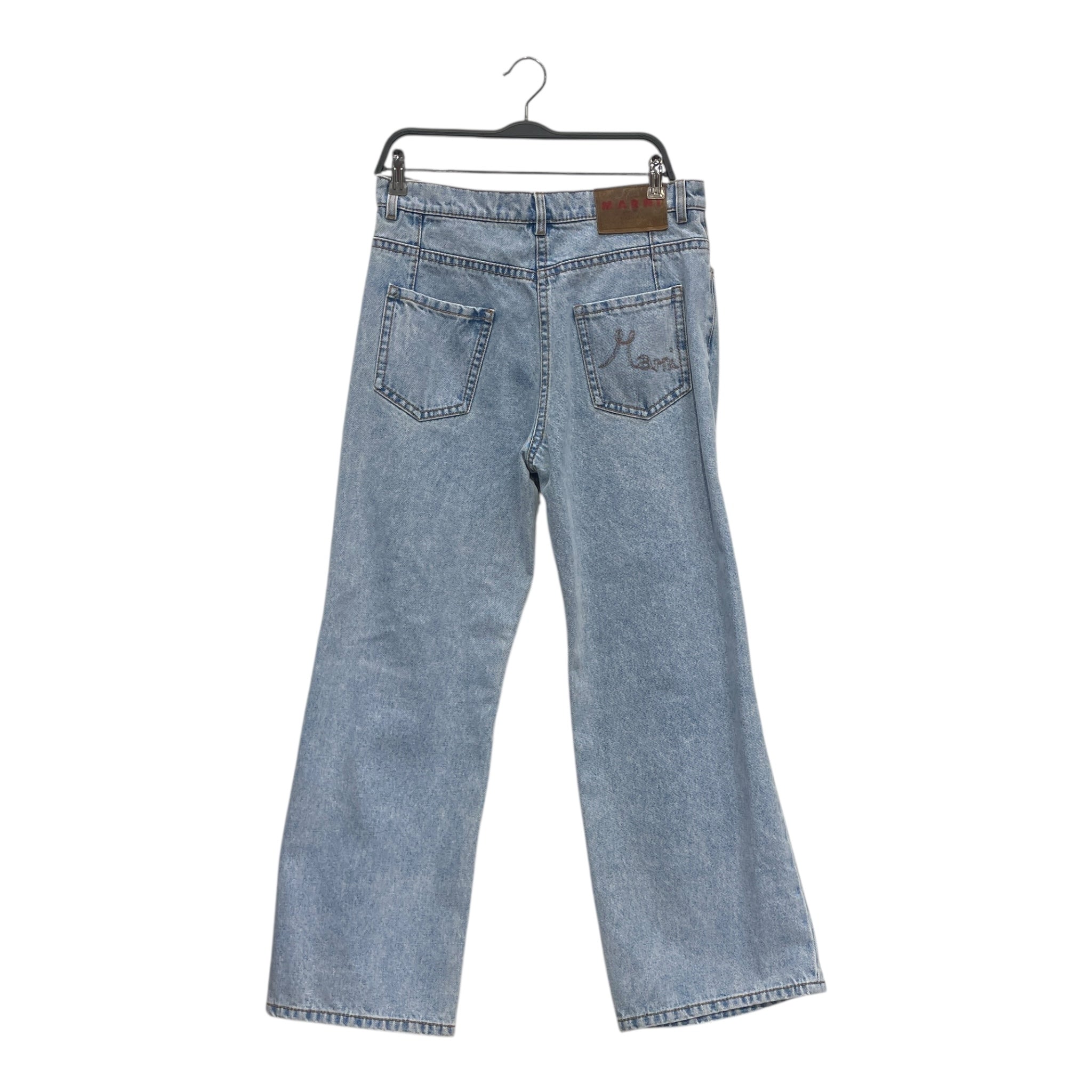 MARNI/Straight Pants/44/Denim/BLU/DISTREESSED W WHOOL PEAKING view 2