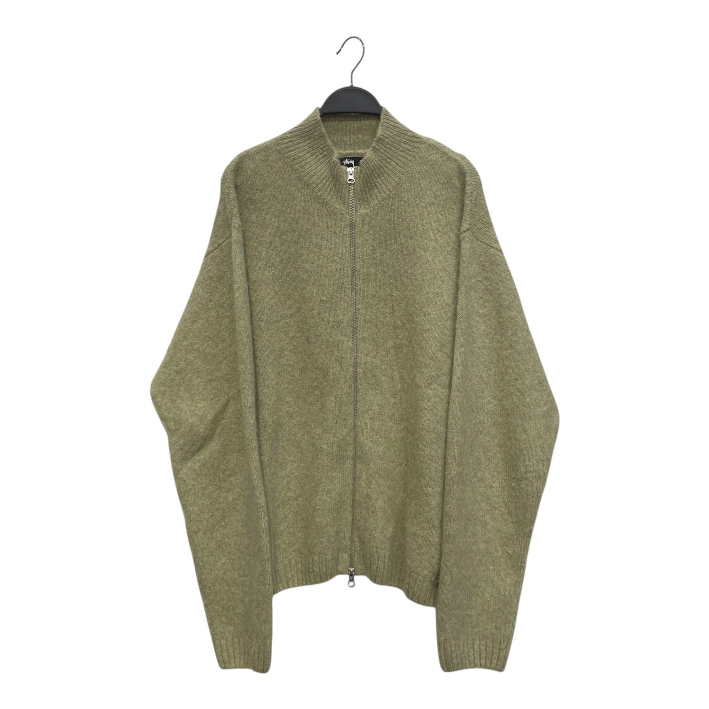 STUSSY/Sweater/XL/Nylon/GRN/FRONT ZIPPER MATCHA GRN view 1