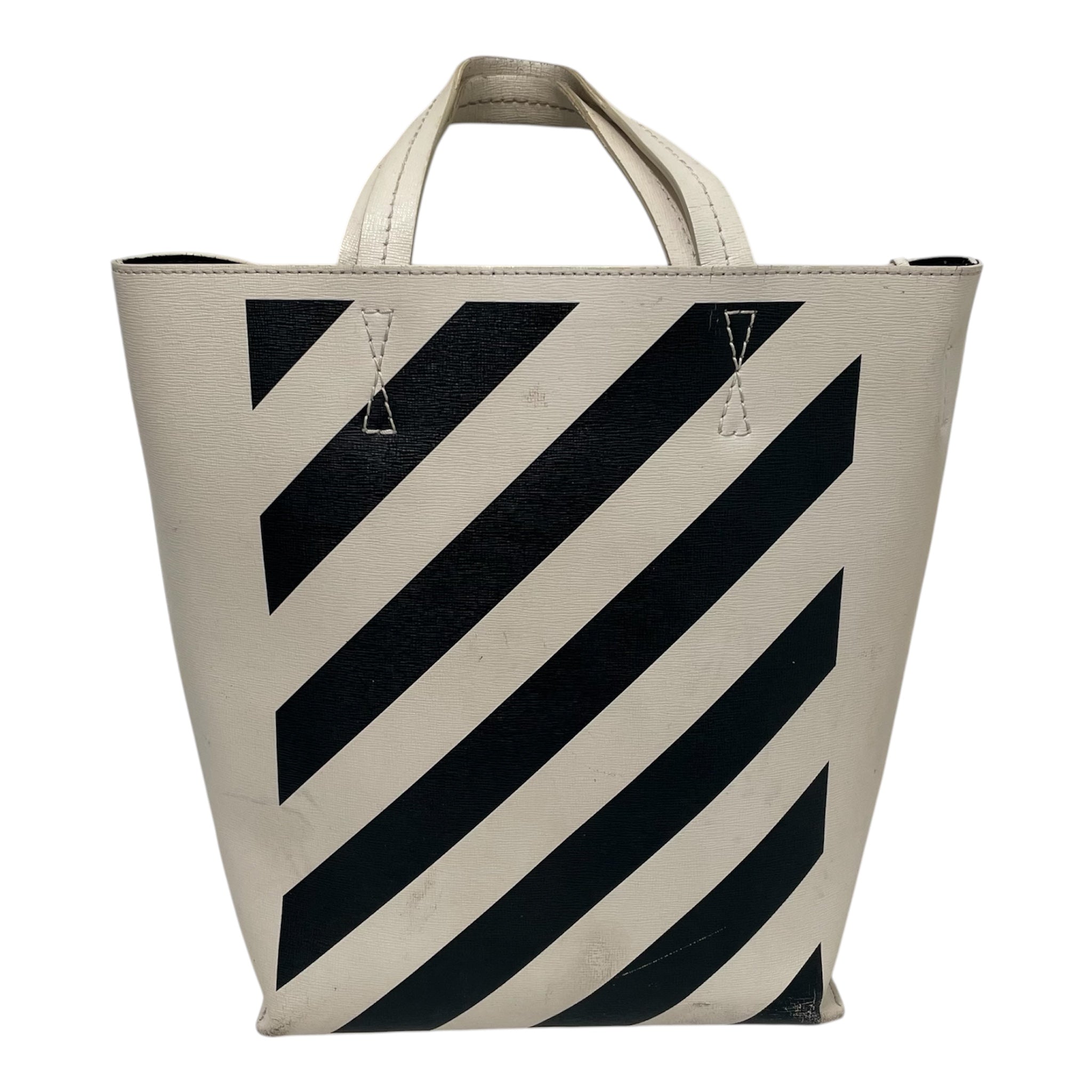 OFF-WHITE/Cross Body Bag/Stripe/Leather/WHT/ view 2