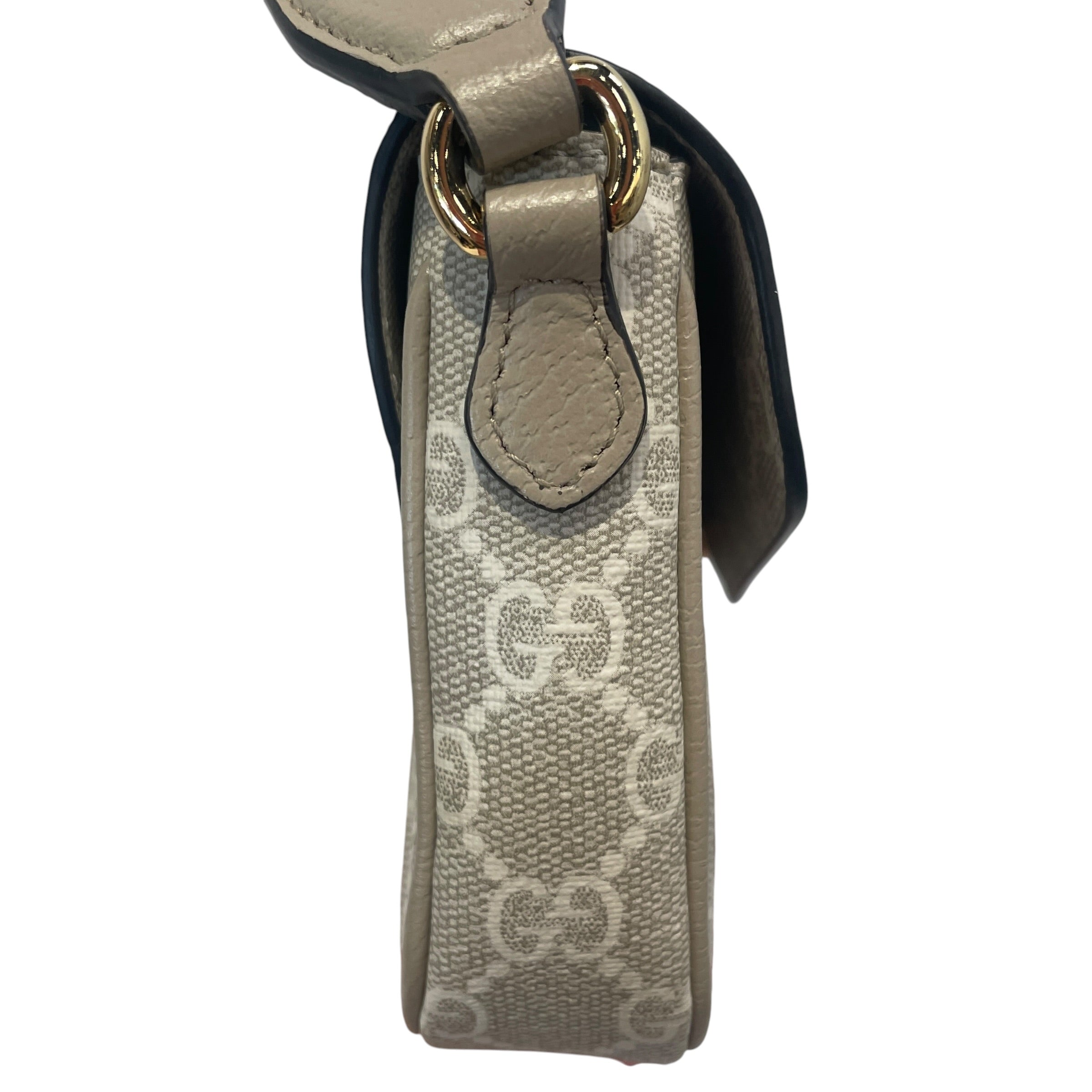 GUCCI/Cross Body Bag/Monogram/Leather/CRM/ophidia pochette beige/oatmeal view 3
