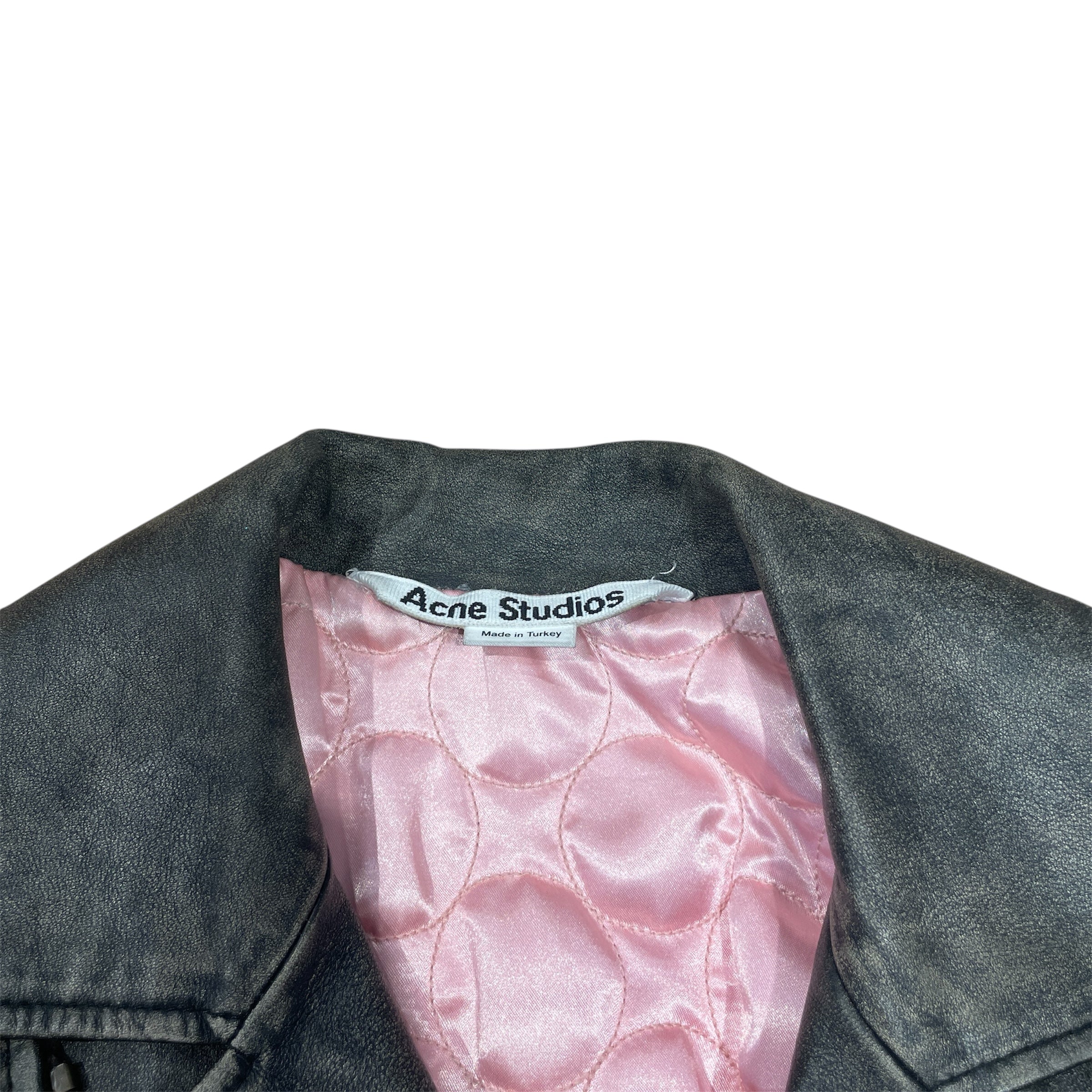 Acne Studios/Leather Jkt/46/Leather/BLK/BIKER LEATHER JACKET view 4