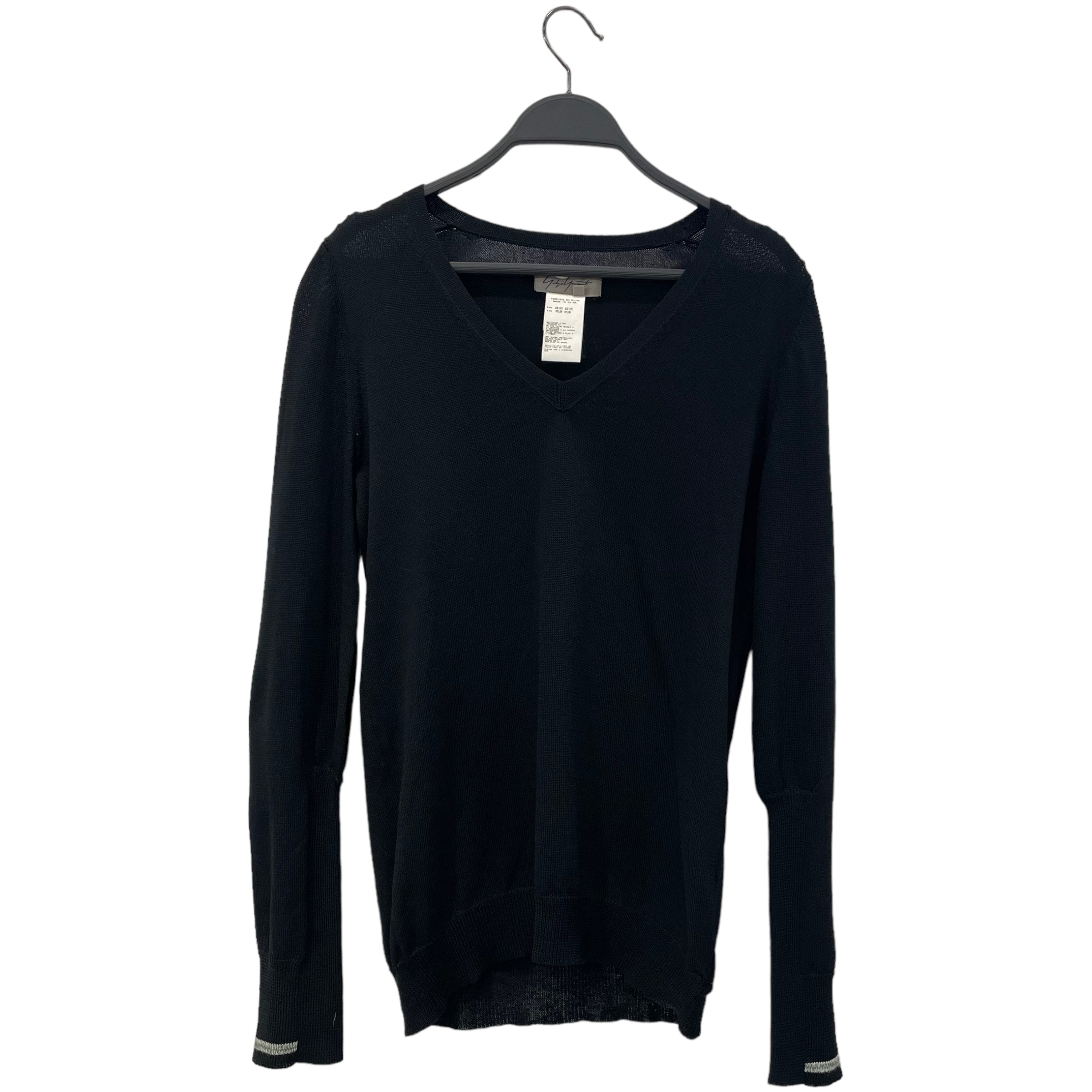 YOHJI YAMAMOTO/Sweater/2/Black/FJ-K01-960/FJ-K01-960 view 1