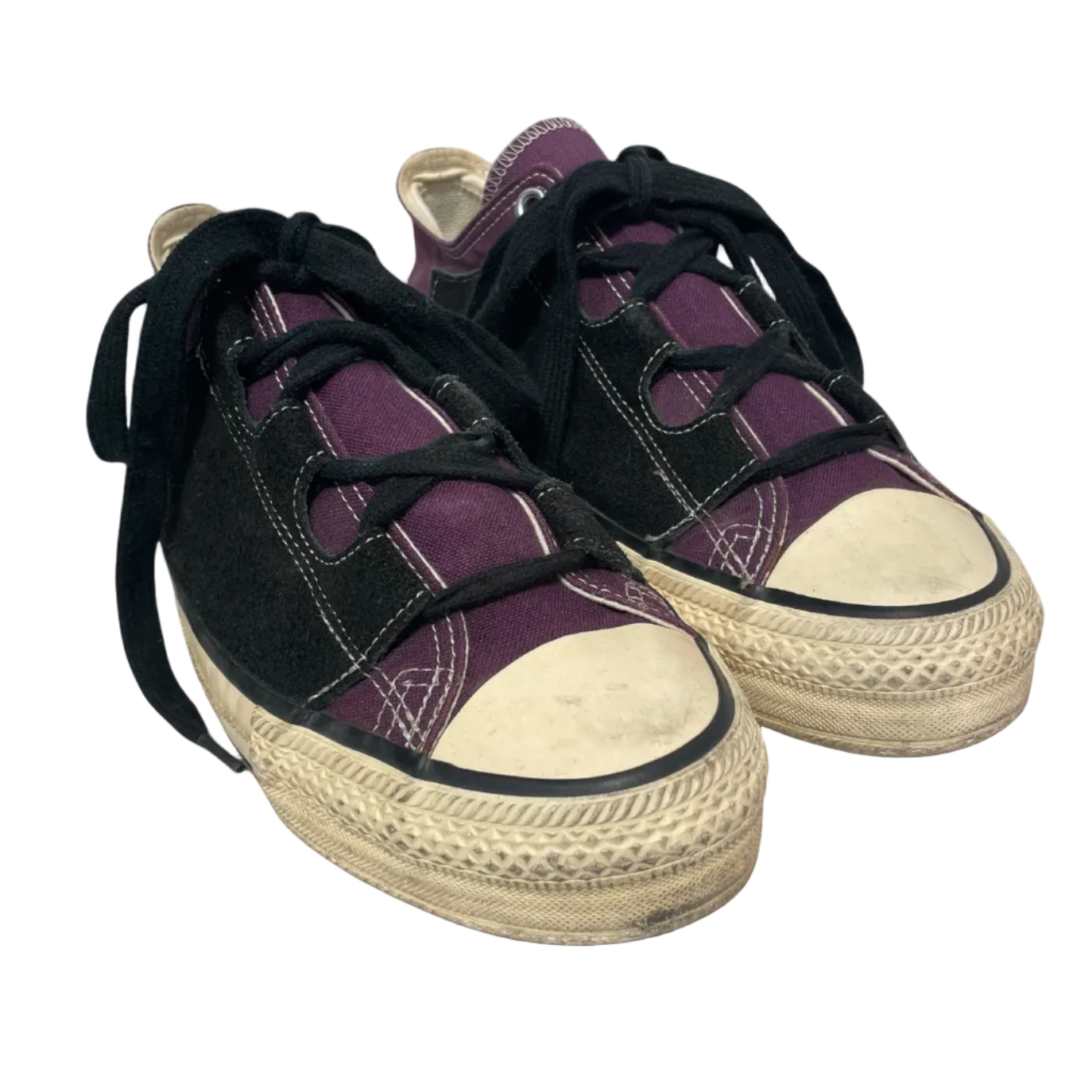 Needles/Low-Sneakers/US 8.5/Cotton/PPL/ghille view 1