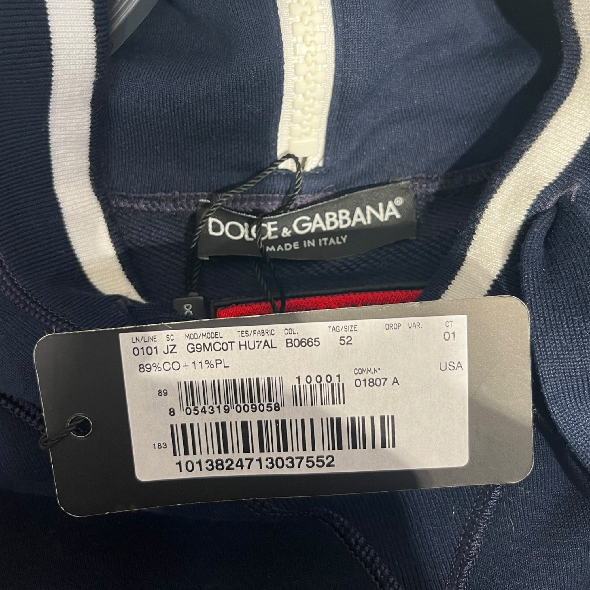 DOLCE&GABBANA/Hoodie/52/Graphic/Cotton/IDG/HOOD ZIP view 3
