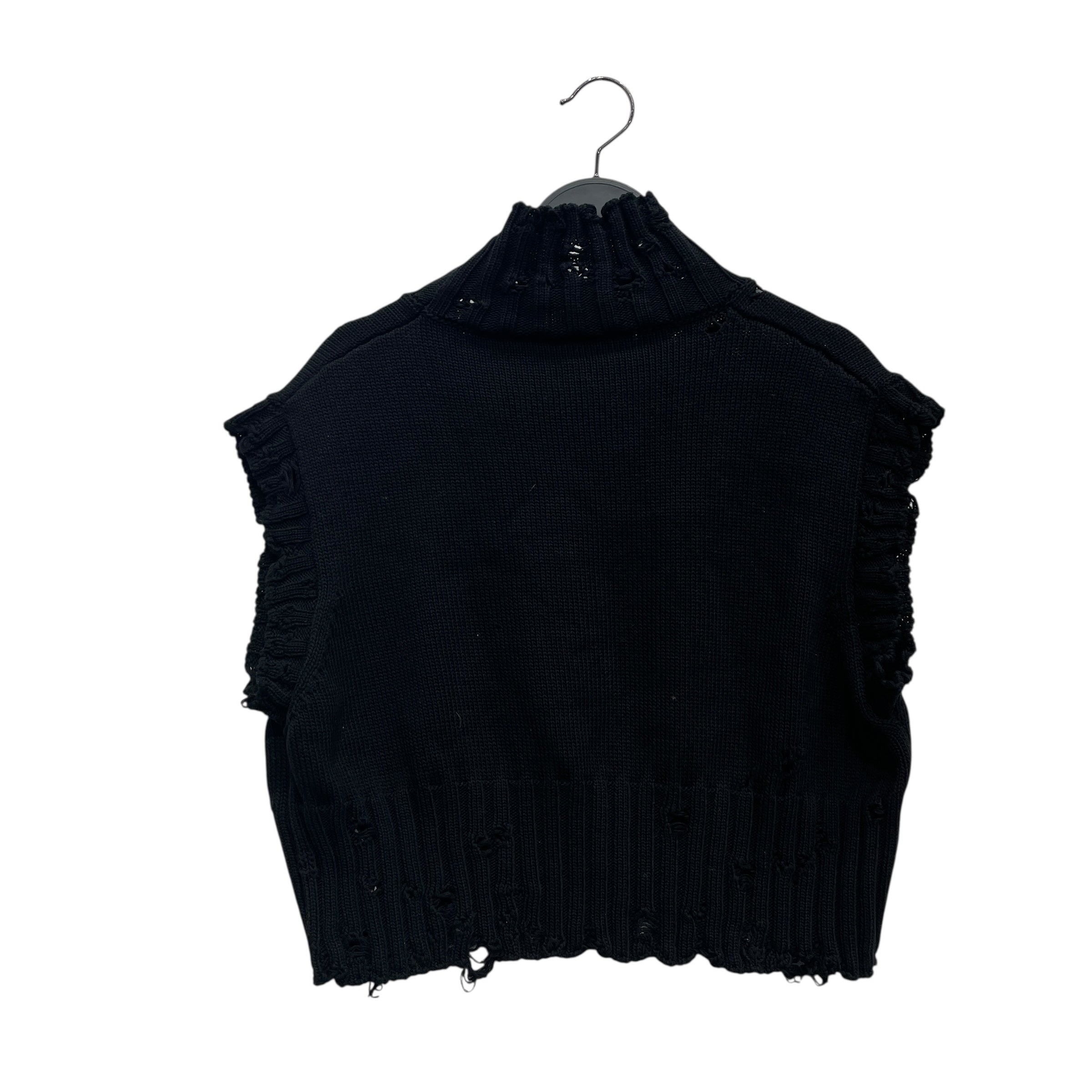 MARNI/Sweater/36/Cotton/BLK/High Neck/CROPPED SL view 2