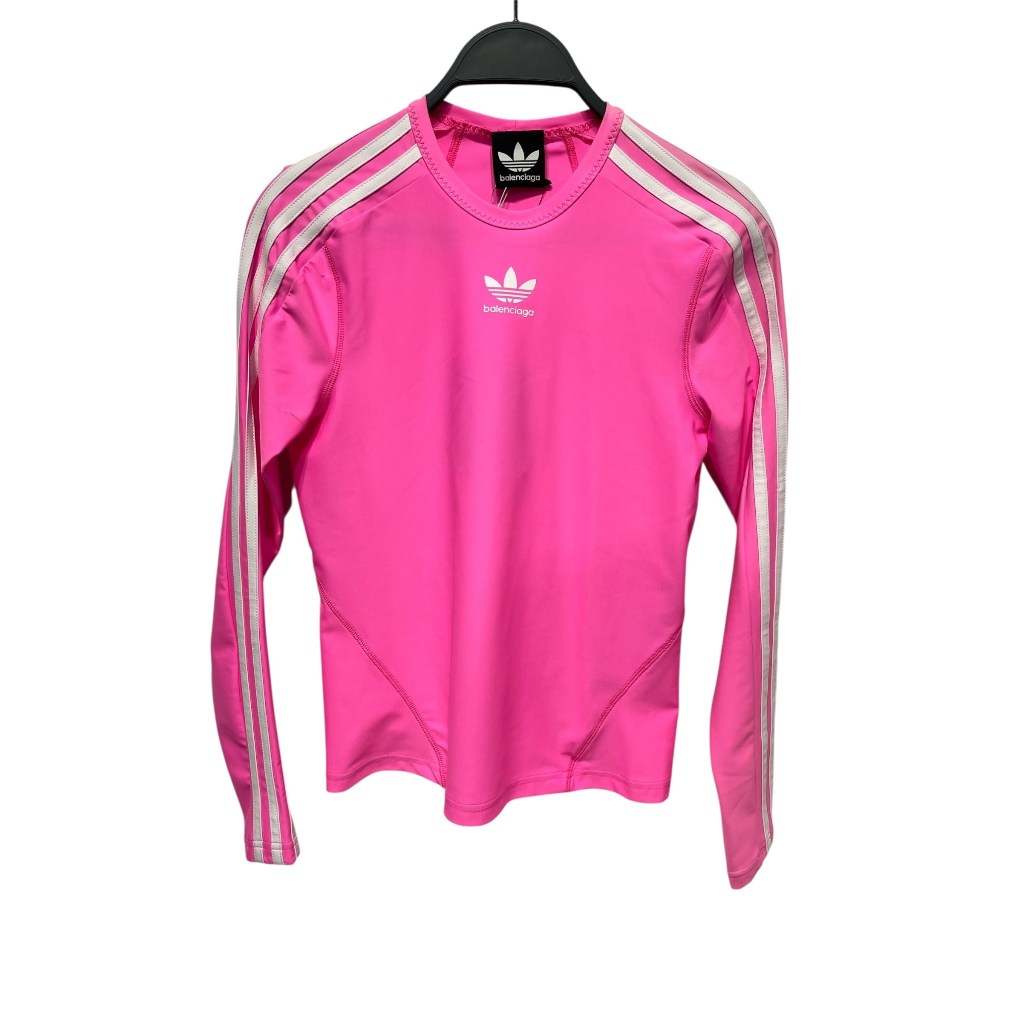 BALENCIAGA/LS T-Shirt/M/Polyester/PNK/ADIDAS HOT PINK view 1