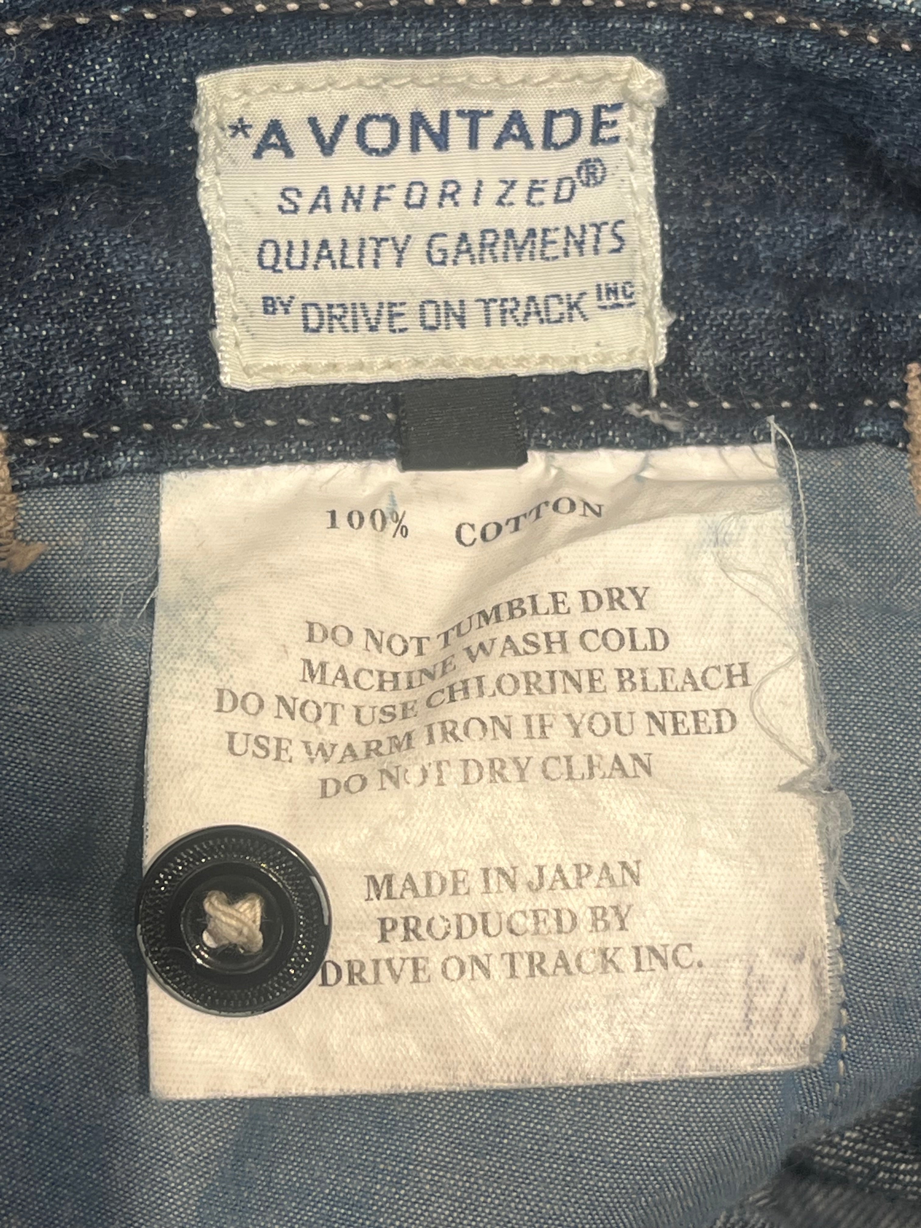 A VONTADE/Pants/L/Cotton/BLU/Button Fly/DENIM DRESS PANT view 4