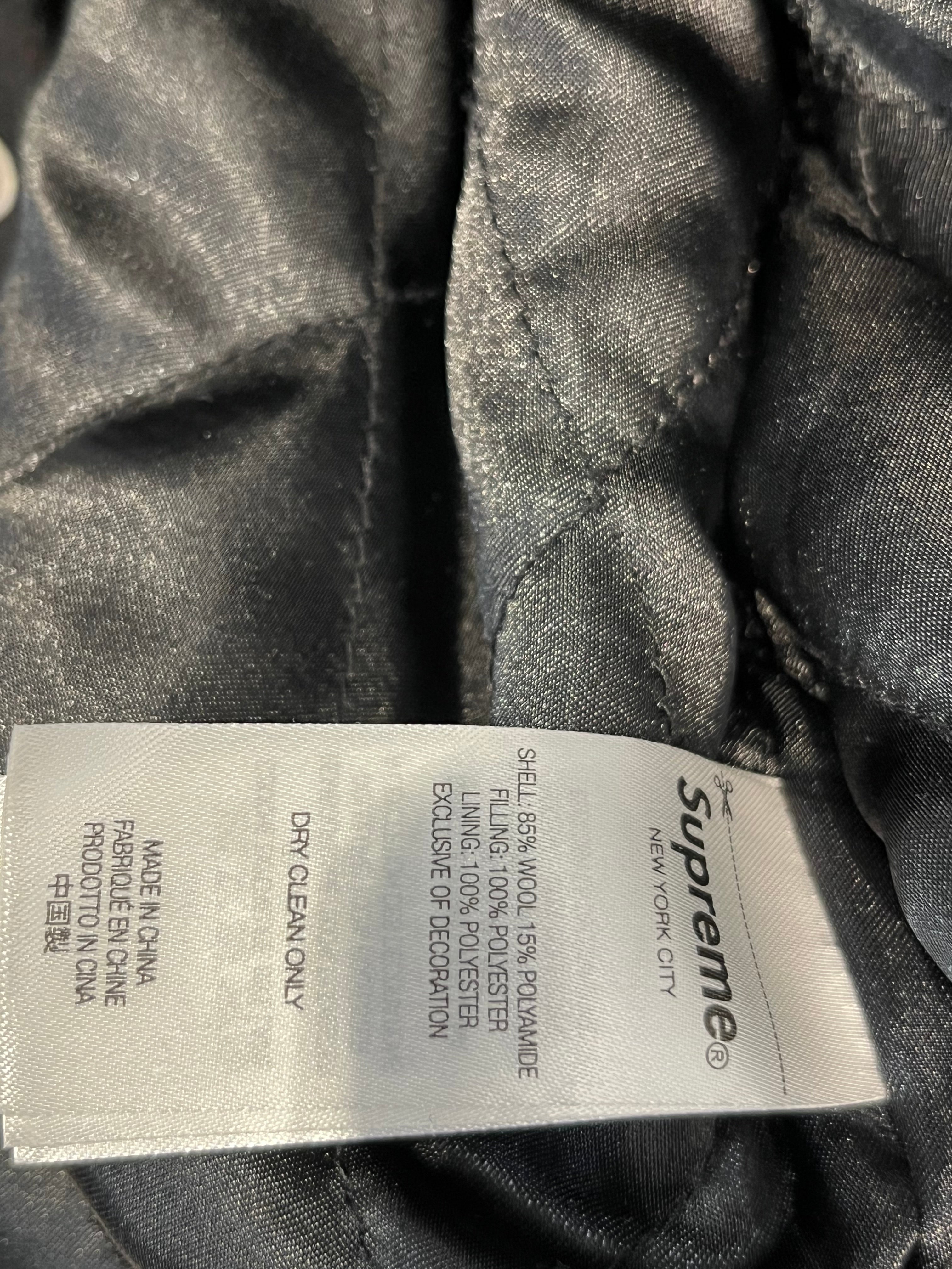 Supreme/Jacket/L/Wool/BLK/VARSITY JACKET view 4