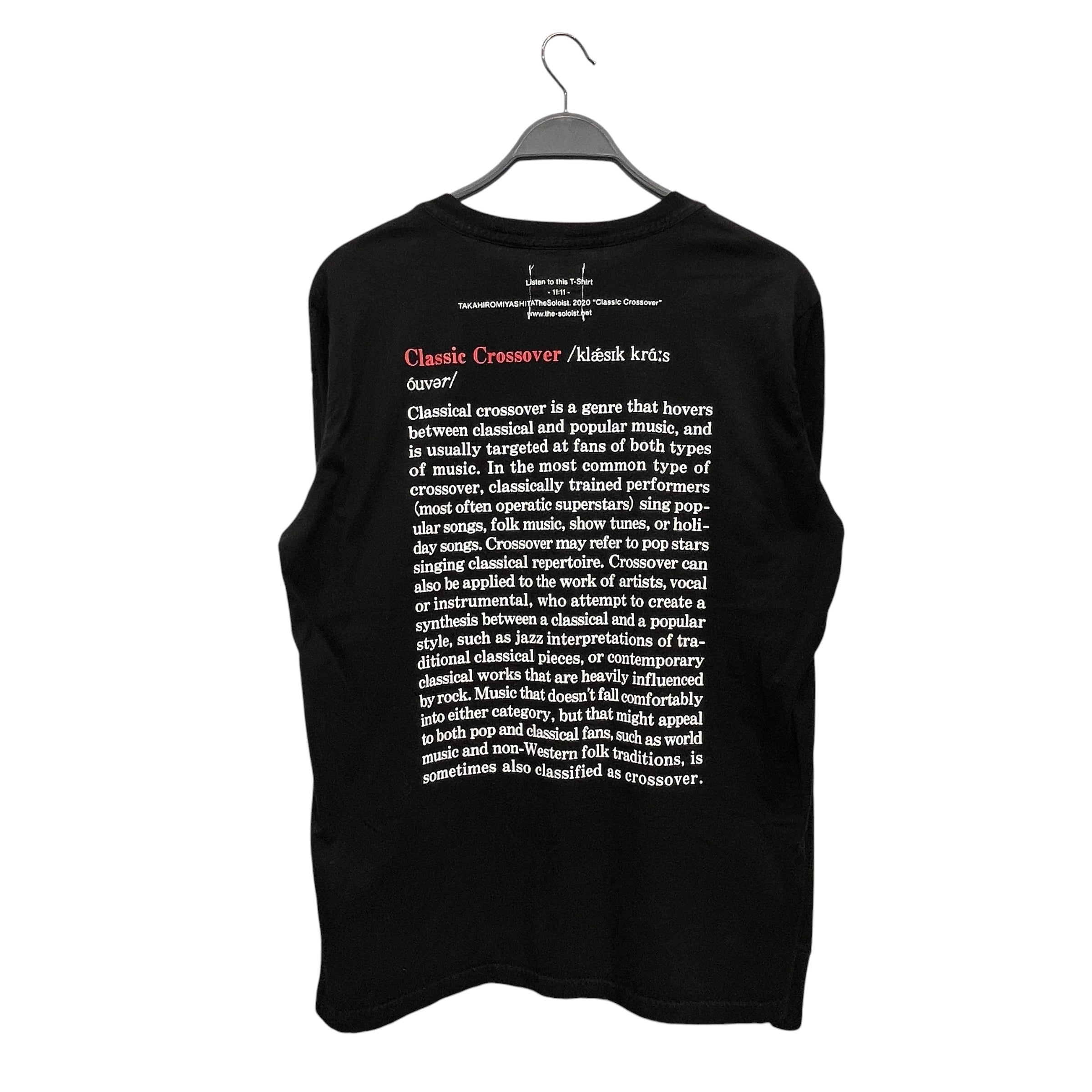 TAKAHIROMIYASHITA TheSoloist./LS T-Shirt/50/Cotton/BLK/All Over Print/Classic Crossover T shirt view 2