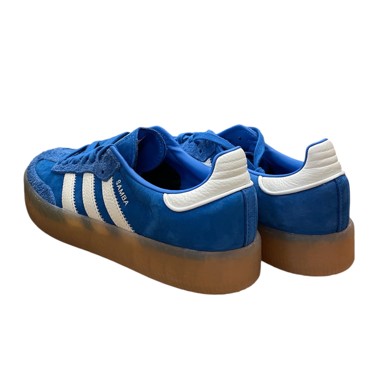adidas/Low-Sneakers/US 8.5/Nylon/BLU/Blue Adidas Fur Sambae Shoes view 2