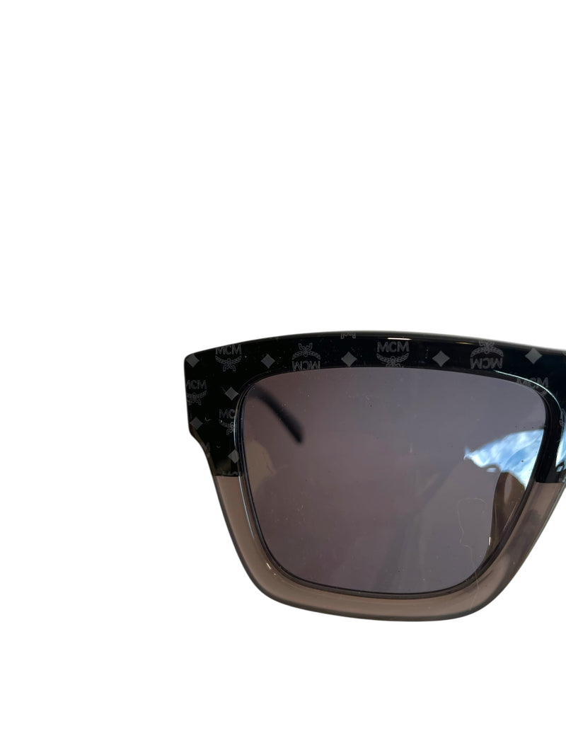 MCM/Sunglasses/Monogram/Plastic/BLK/