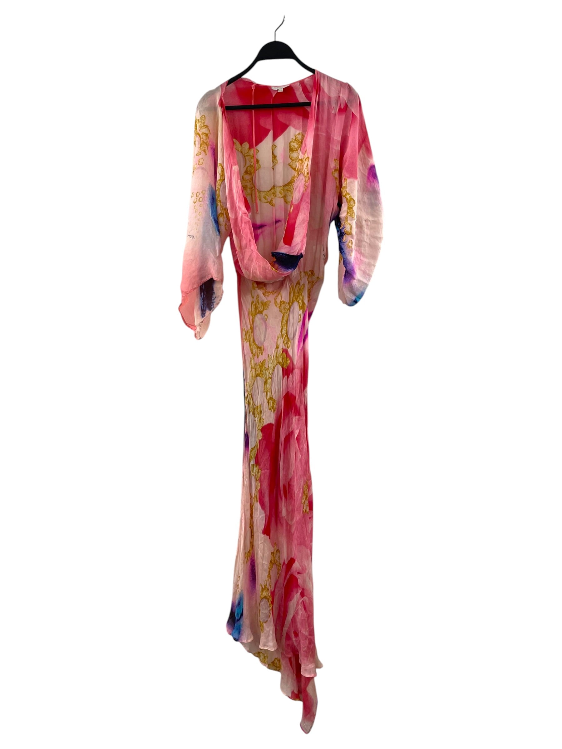 roberto cavalli/Dress/XS/All Over Print/Silk/MLT/2001 RUNWAY SILK MAXI view 1