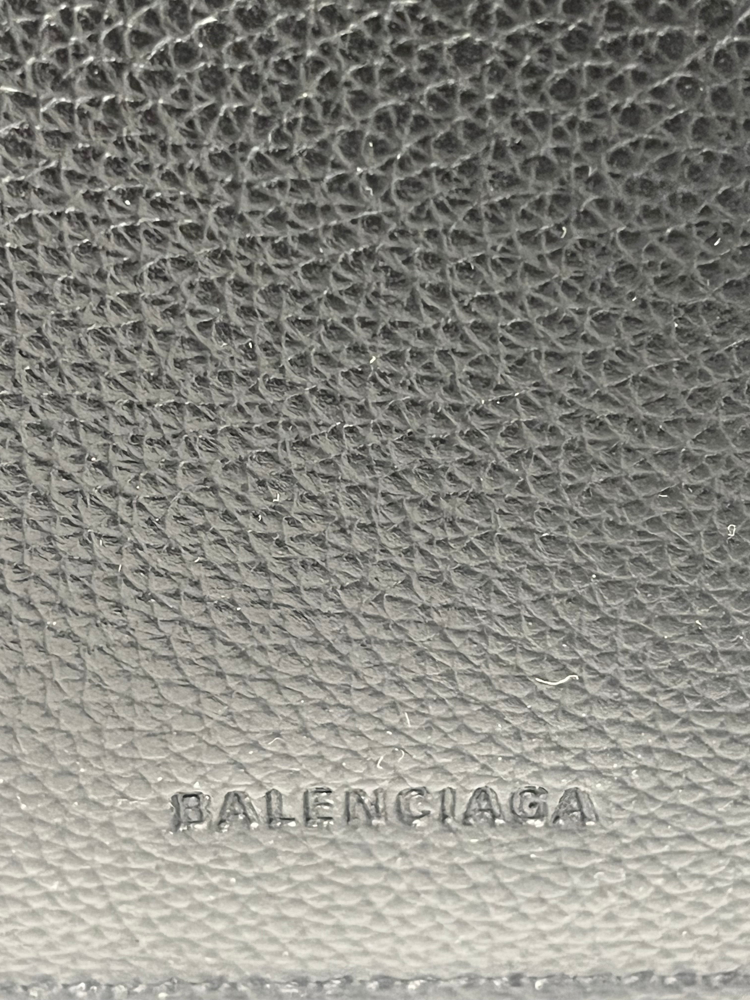 BALENCIAGA/Pouch/Leather/BLK/BLACKOUT ZIPPER POUCH view 7
