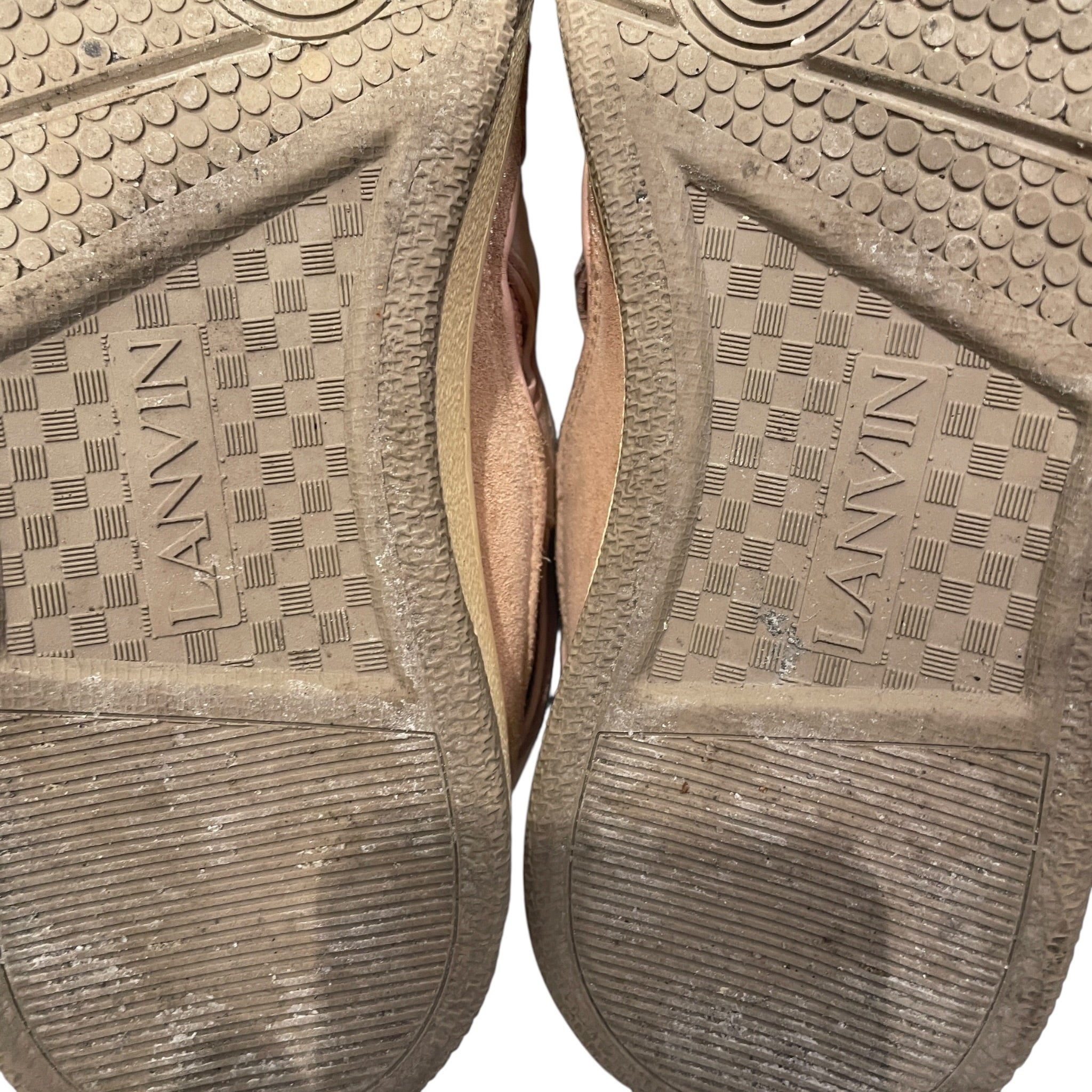 LANVIN/Low-Sneakers/US 6/Leather/PNK/CURB ZIGZAG SHOELACE view 5