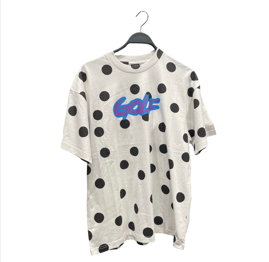 GOLF WANG/T-Shirt/L/Cotton/WHT/Polka Dot White Tee view 1