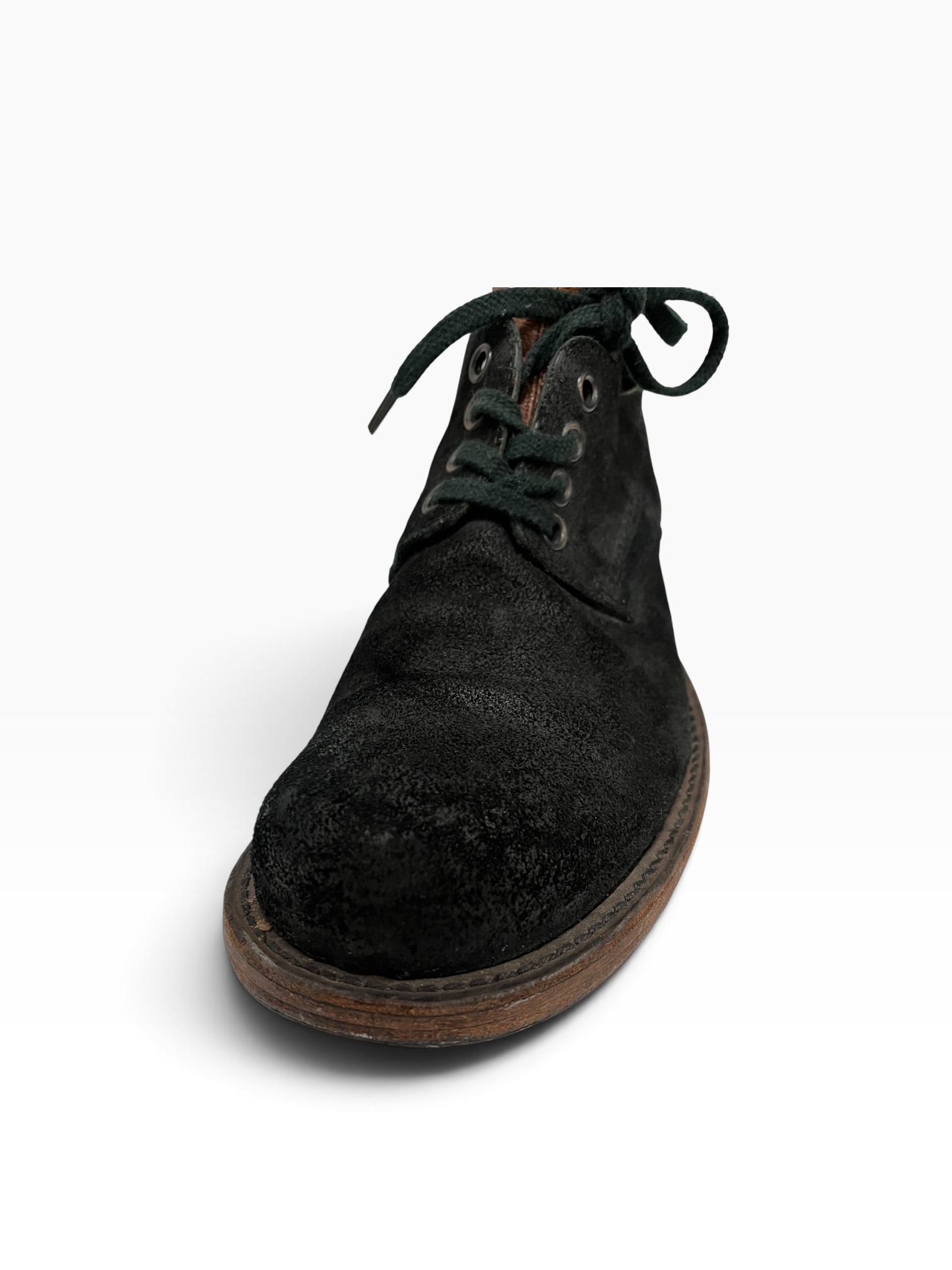 NUMBER (N)INE/Lace Up Boots/US 10/Suede/BLK/Double Layered Derby view 8