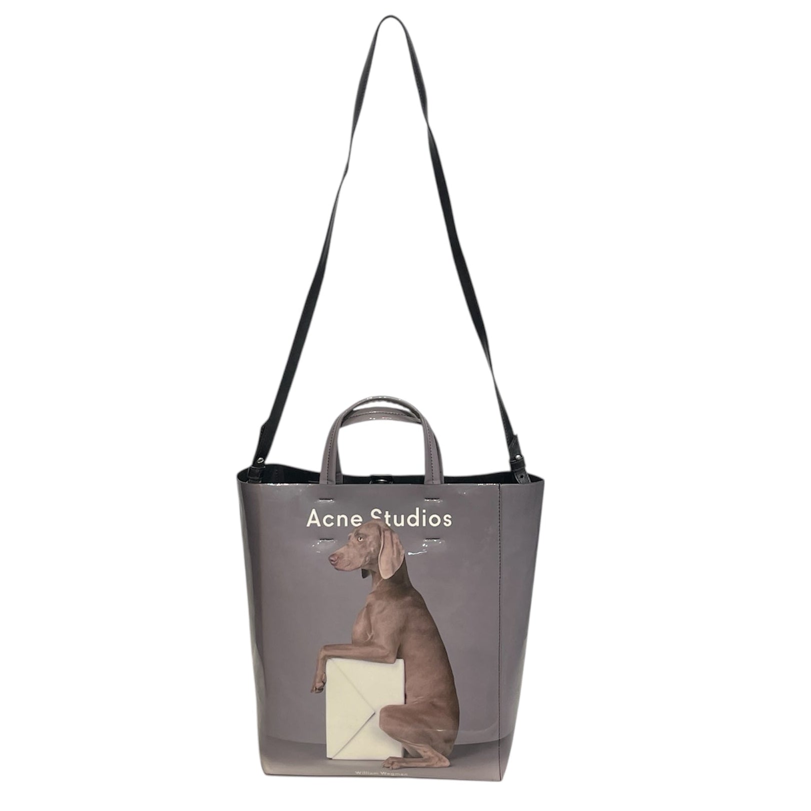 Acne Studios/Tote Bag/Graphic/GRY/DOG view 1