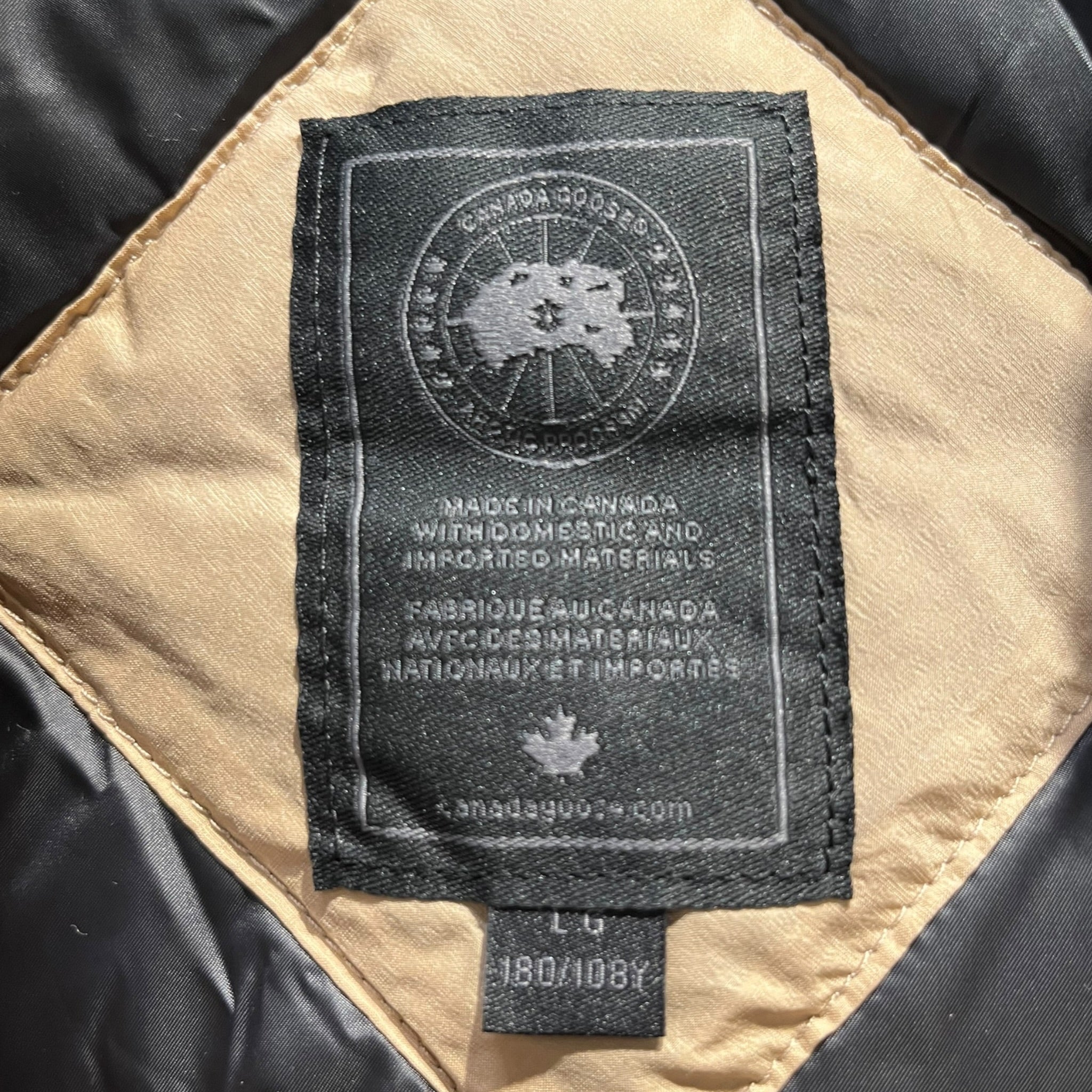 CANADA GOOSE/Puffer Jkt/L/BEG/Lodge Hoody view 3