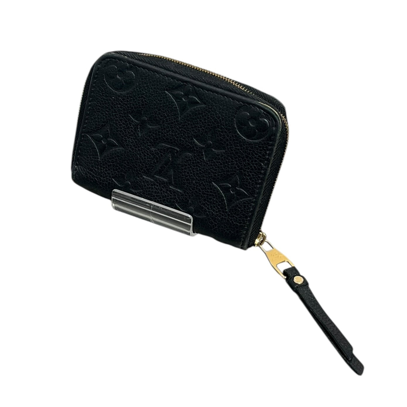 LOUIS VUITTON/Coin Wallet/Monogram/Leather/BLK/LV MONOGRAM EMPRIENTE ZIPPY view 1