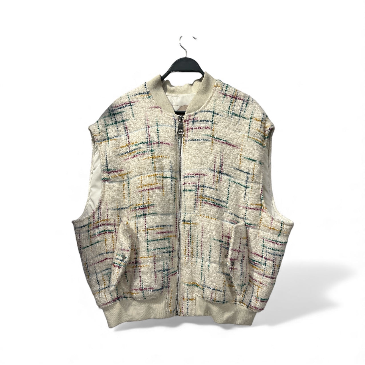 KHRISJOY/Vest/Stripe/Polyester/MLT/ view 1