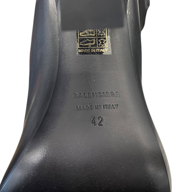 BALENCIAGA/Boots/EU 42/Leather/BLK/FALKON BOOT