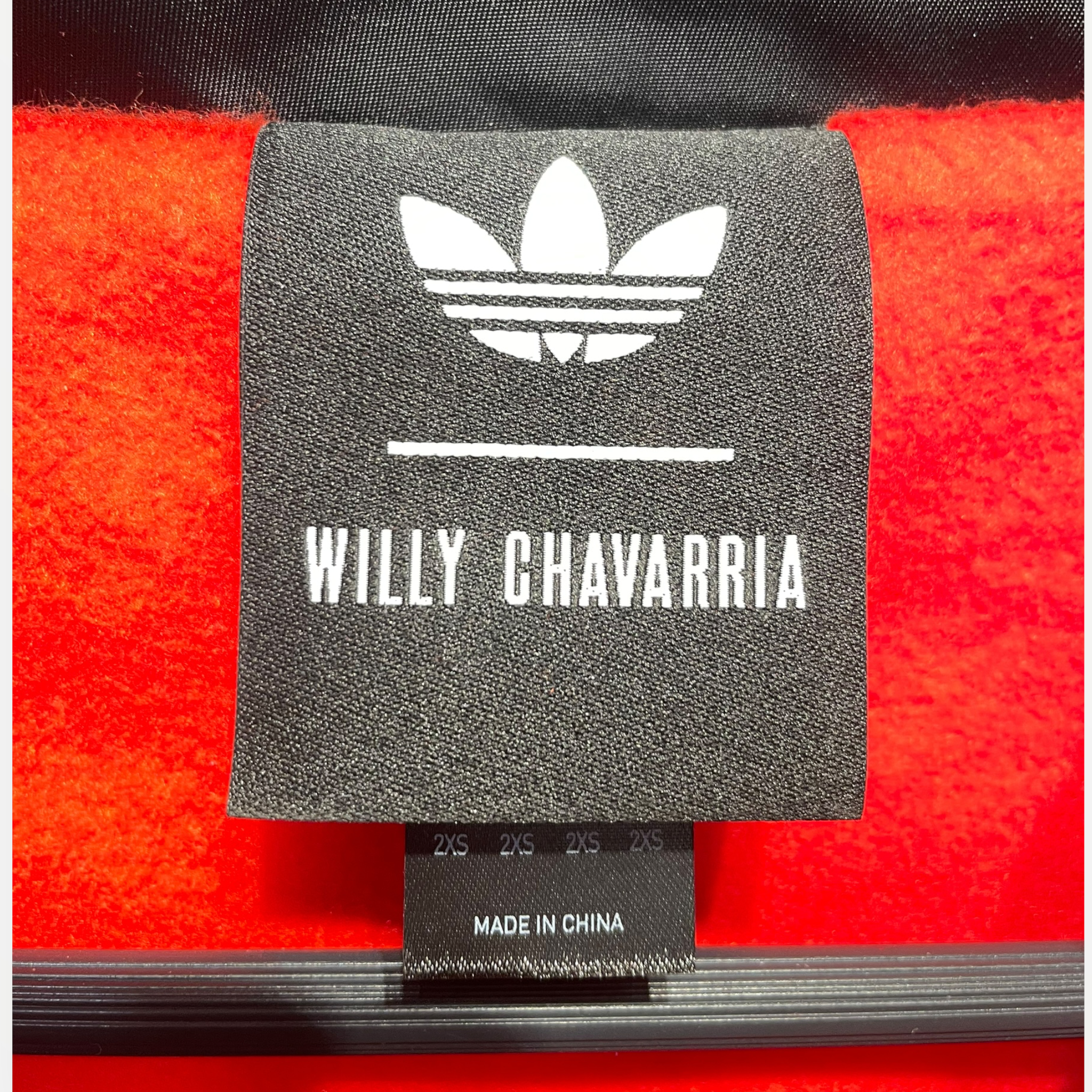 adidas/WILLY CHAVARRIA/Tops/XXS/RED/COTTOM BOTTOM NYLON TOP view 3