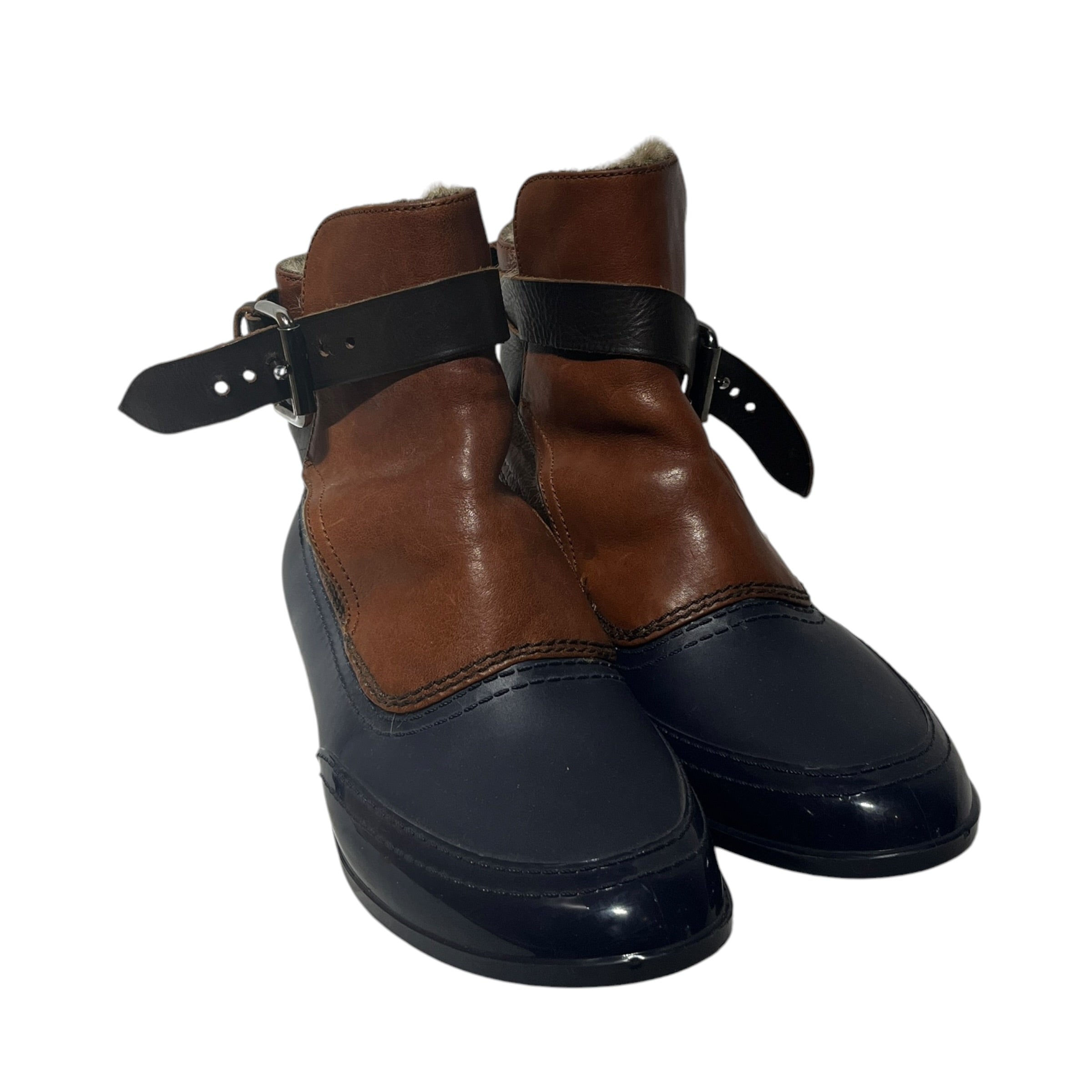 Vivienne Westwood/Boots/EU 40/Leather/NVY/ view 1