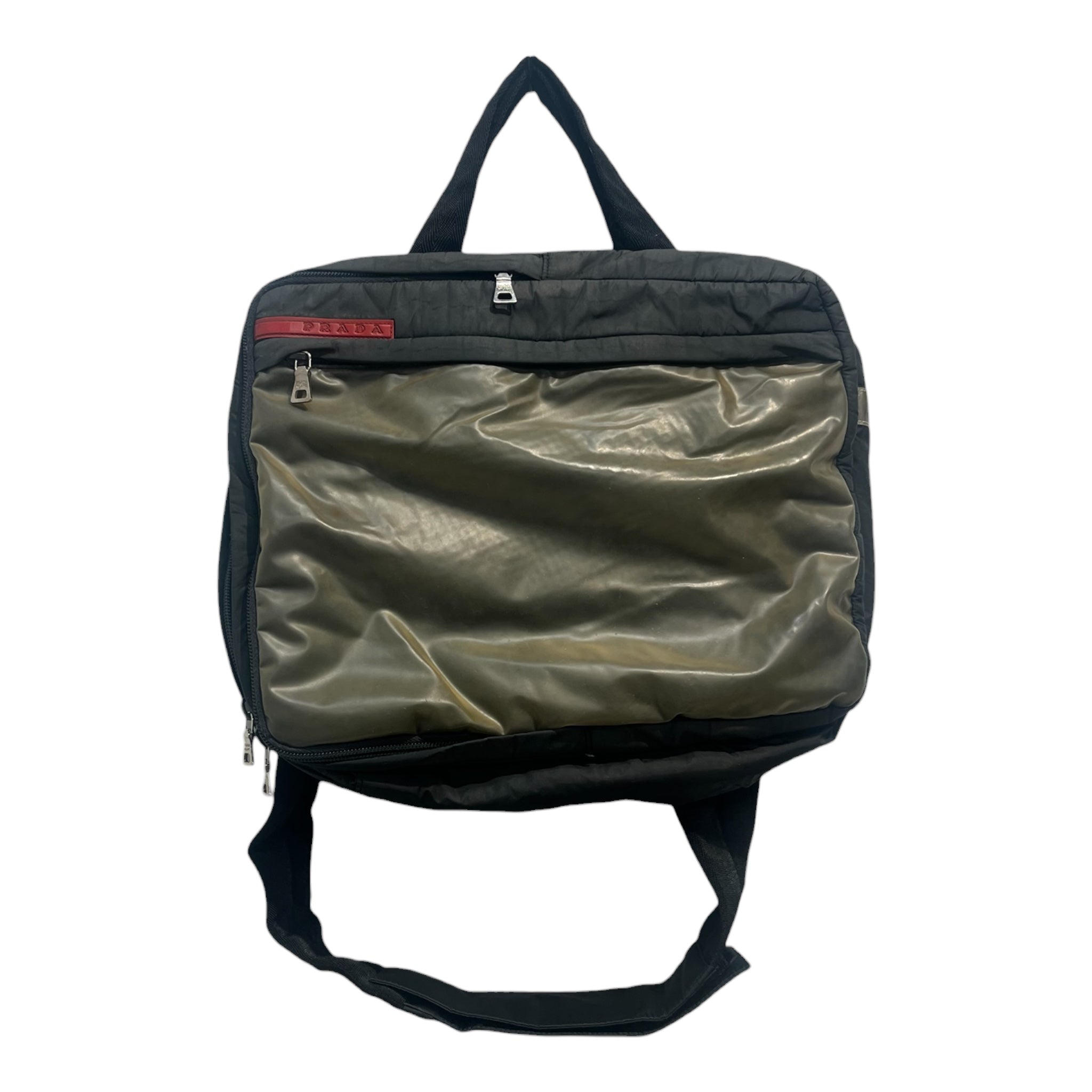 PRADA SPORT/Bag/Nylon/GRN/NYLON SPORT MESSEGER BAG view 1
